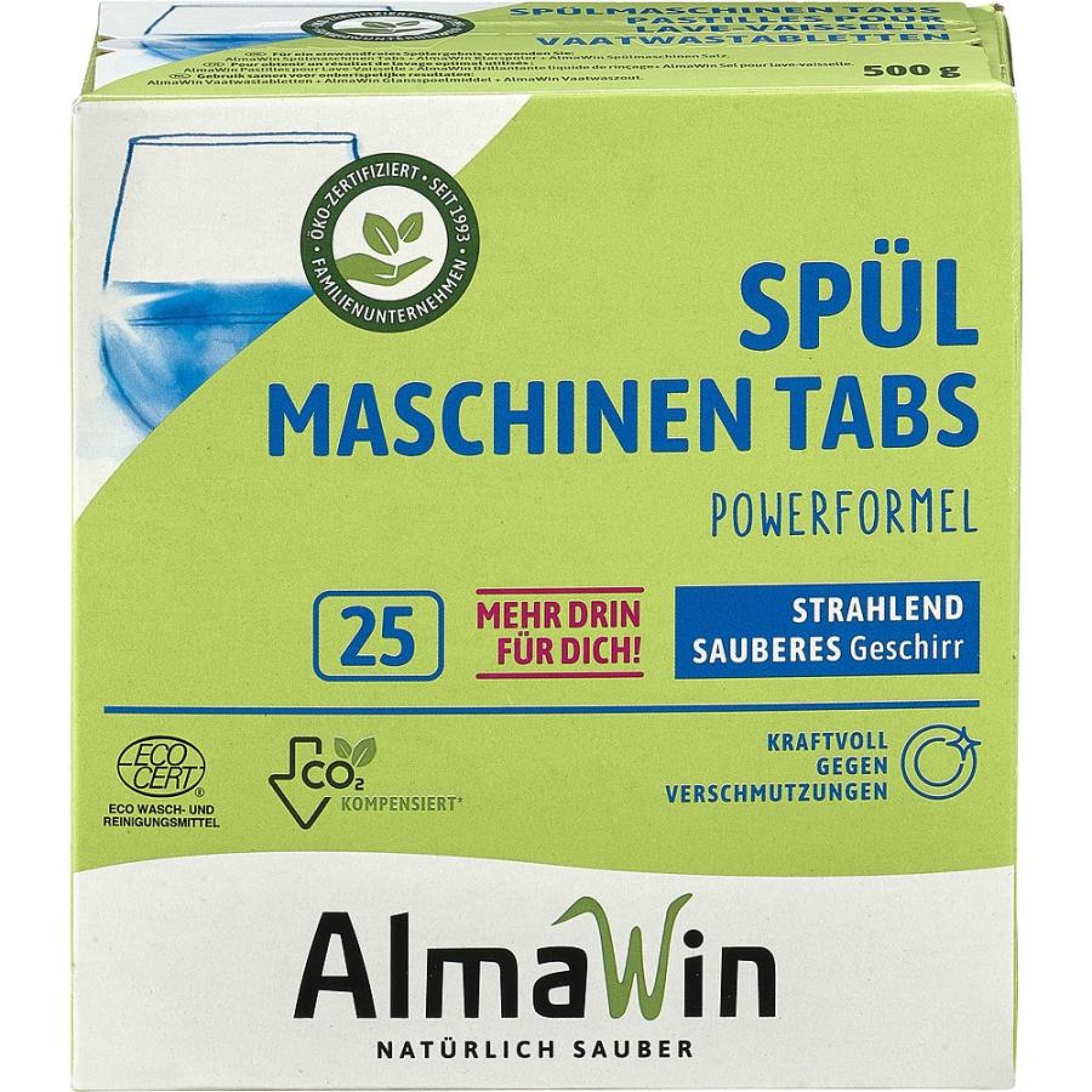 Tablete bio pentru masina de spalat vase - 500 g