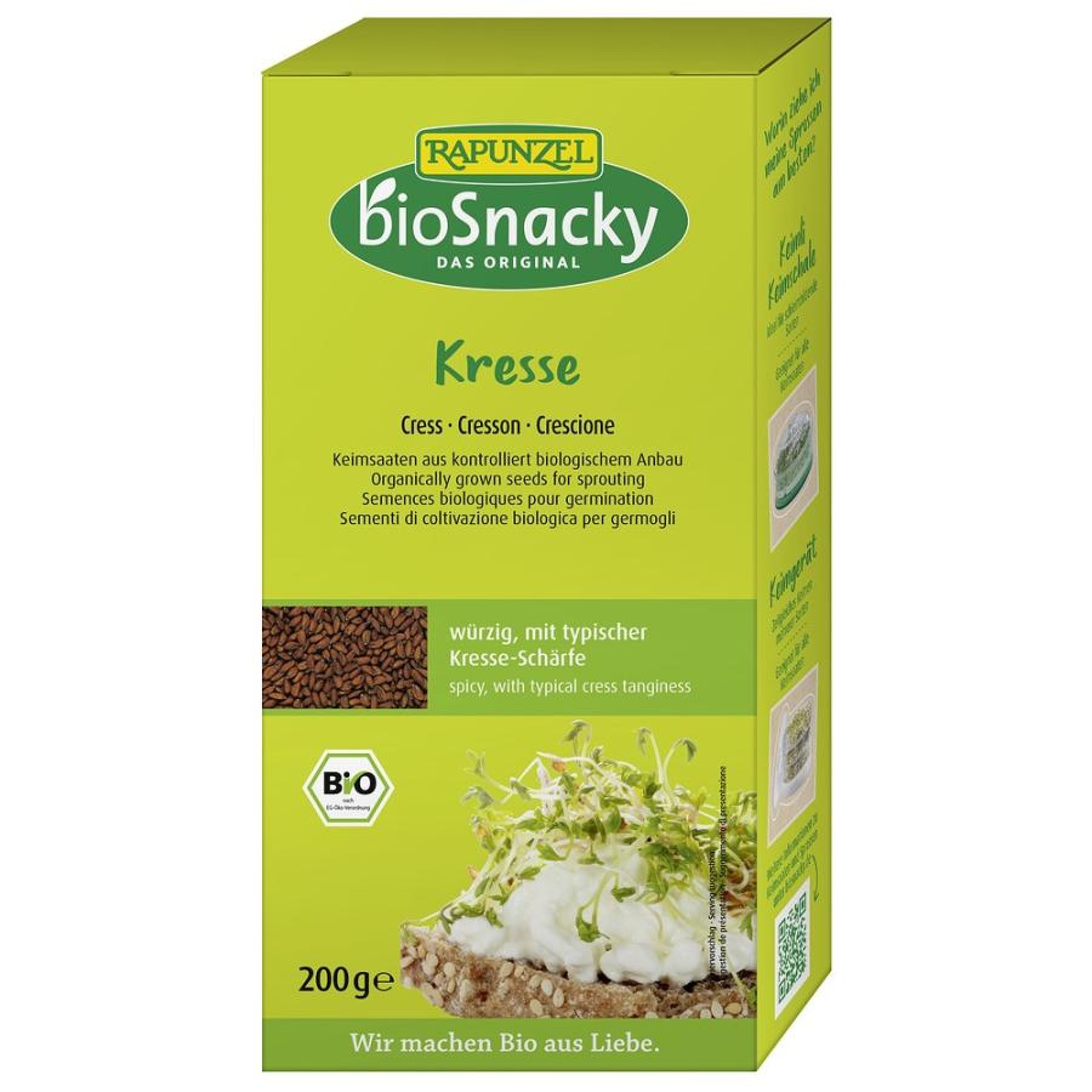 Seminte de creson ecologic pentru germinat - 200 g