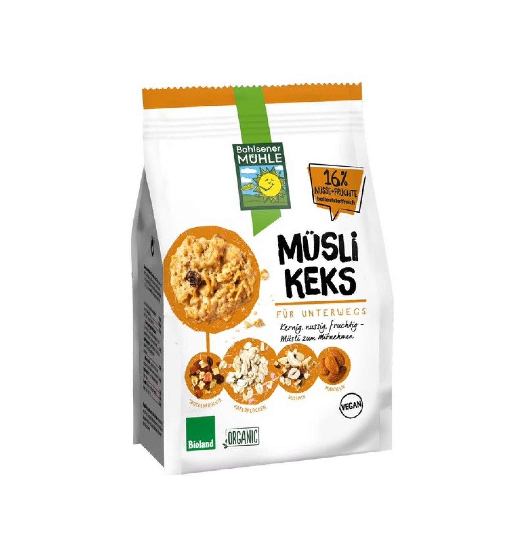 Biscuiti bio cu musli, 150g Bohlsener Muhle