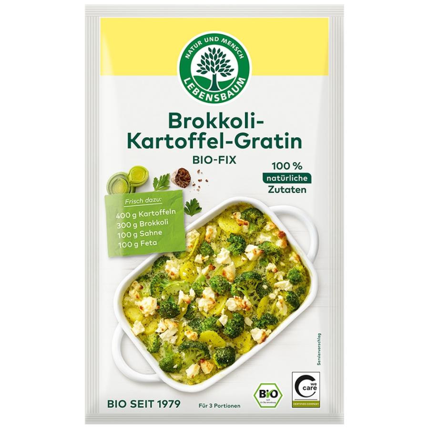 Mix bio pentru gratinat cartofi si brocoli - 40 g