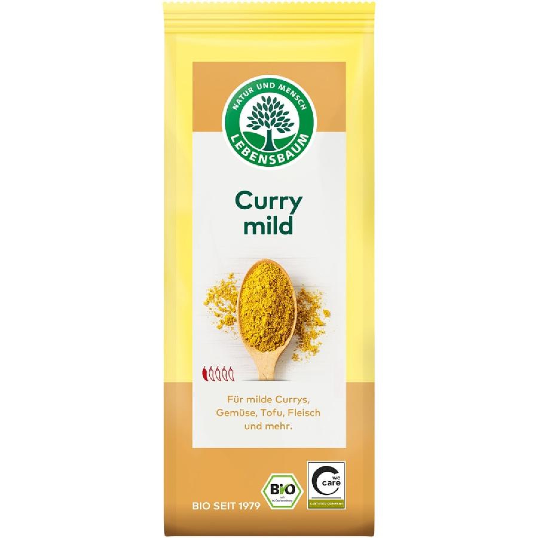 Pudra de curry bio usor picanta - 50 g