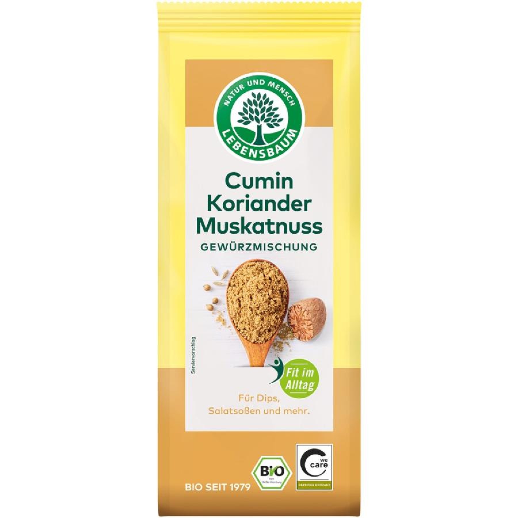 Mix bio de chimen coriandru si nucsoara - 45 g