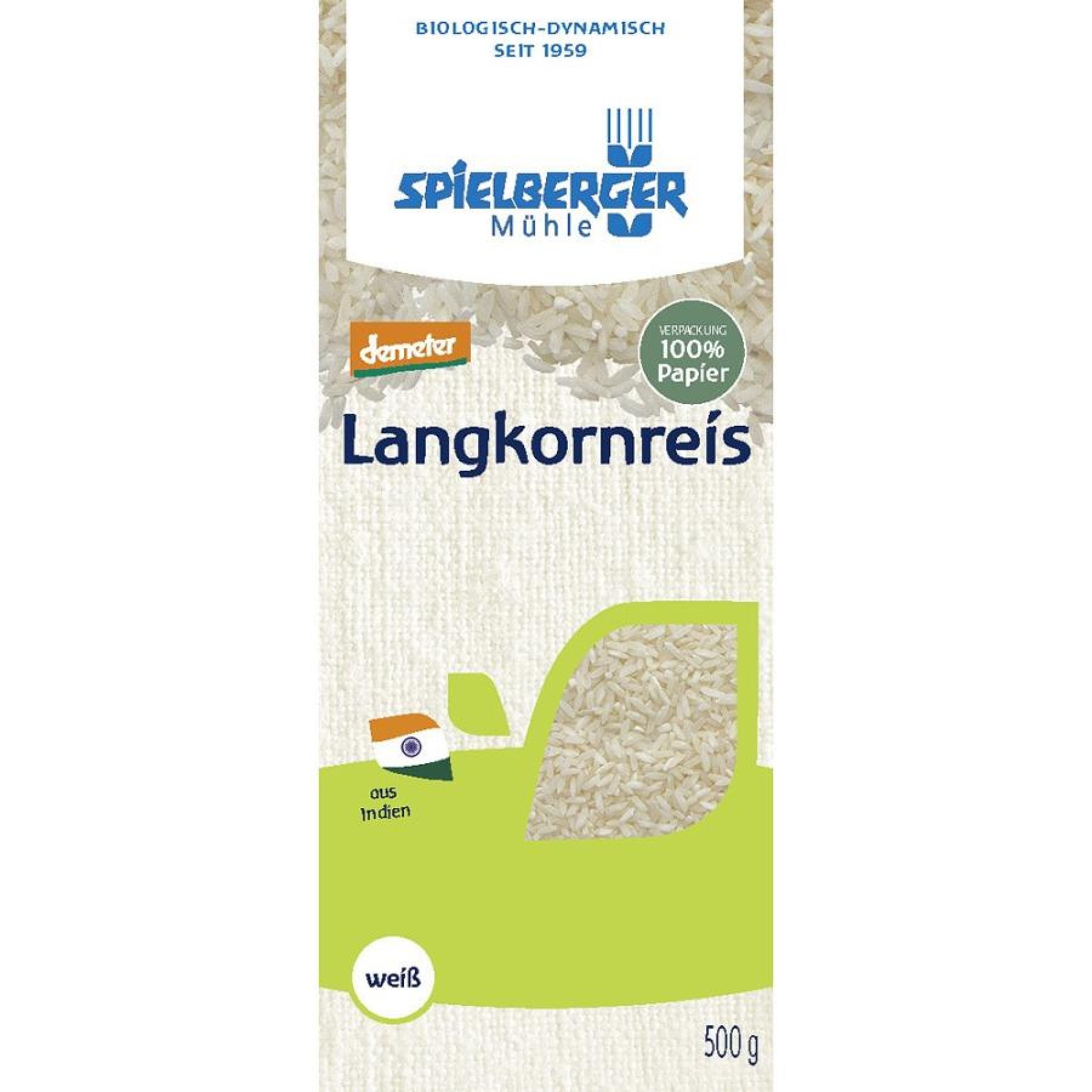 Orez alb cu bob lung Demeter - 500 g