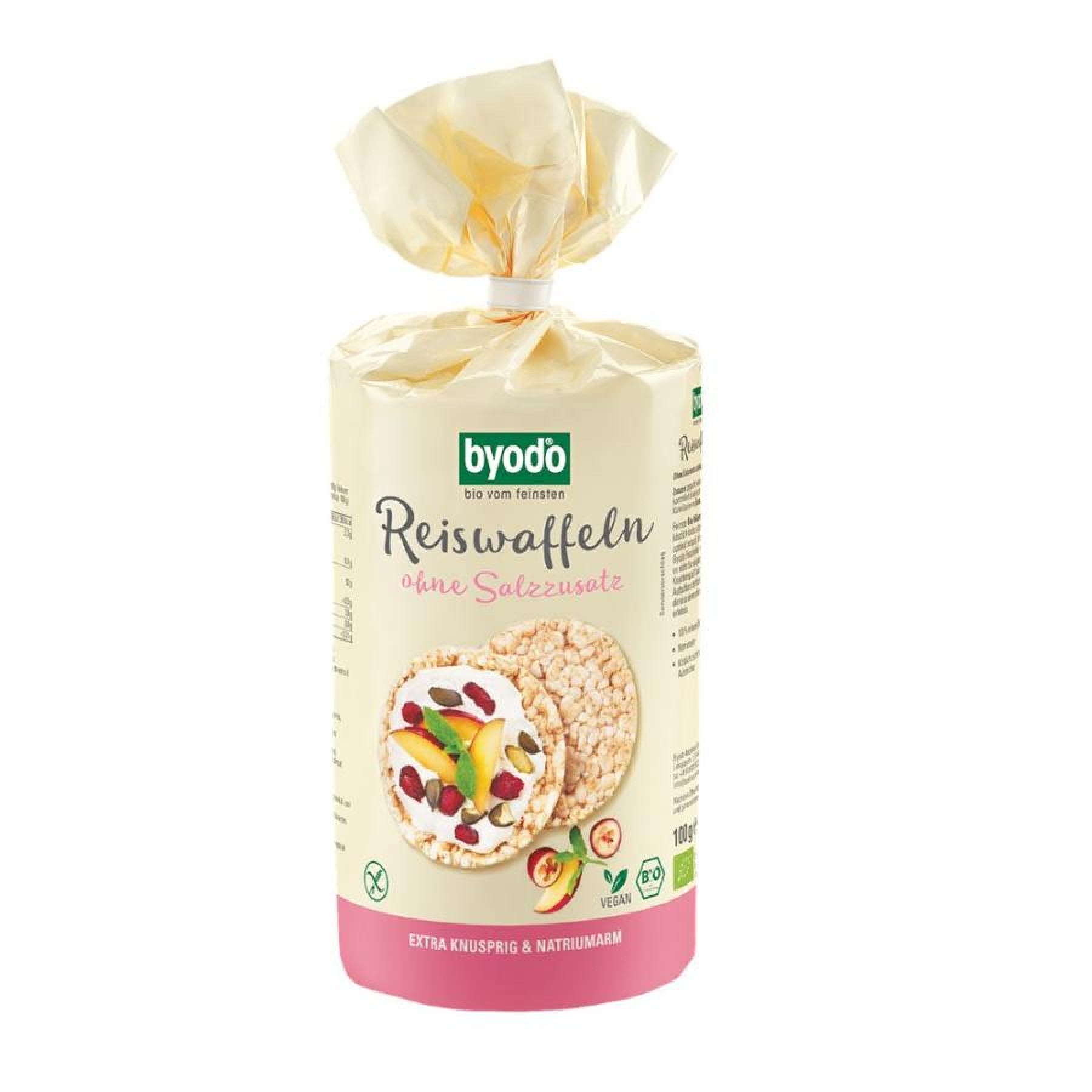 Rondele bio din orez expandat fara sare fara gluten - 100 g