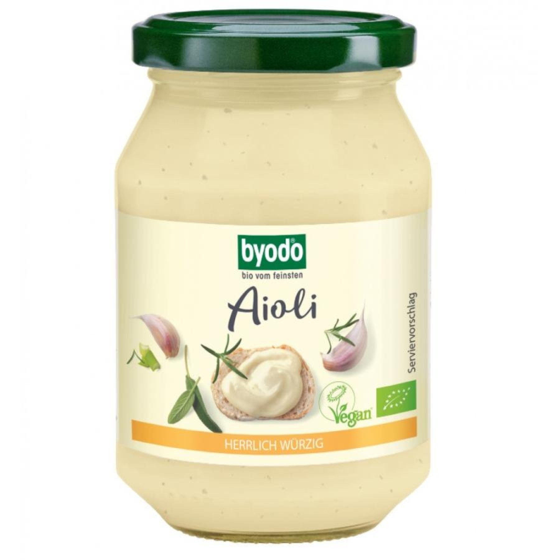 Aioli maioneza cu usturoi vegan bio - 250 ml