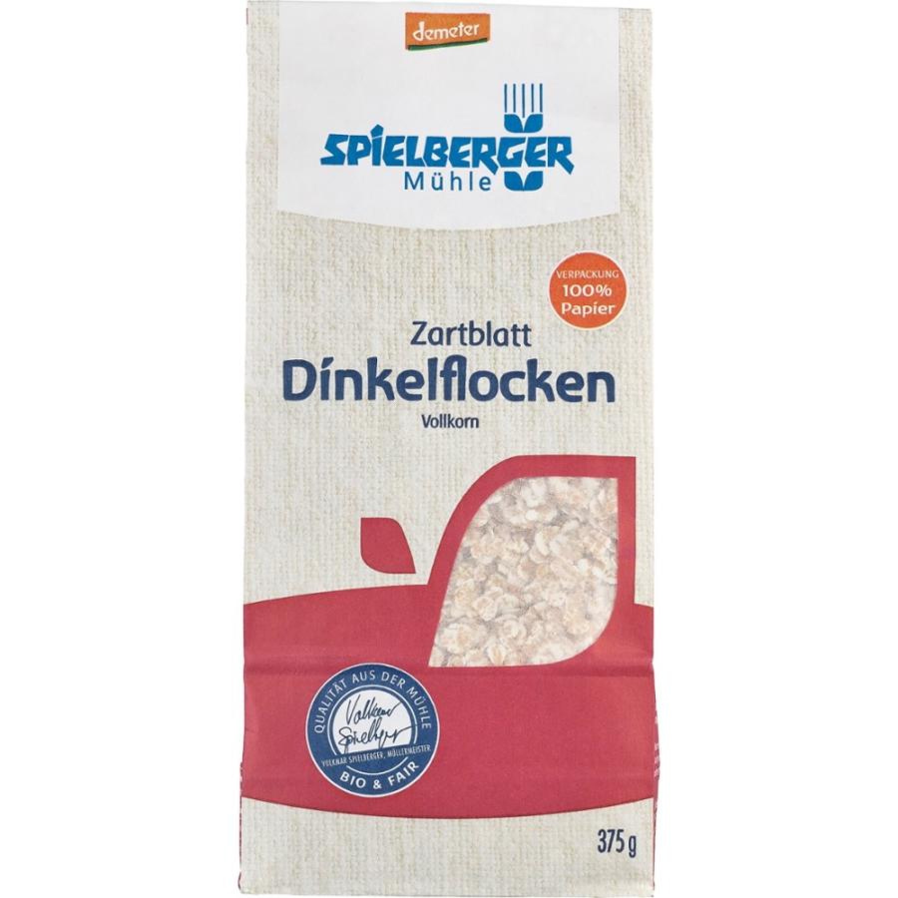 Fulgi de spelta integrali DEMETER - 375 g