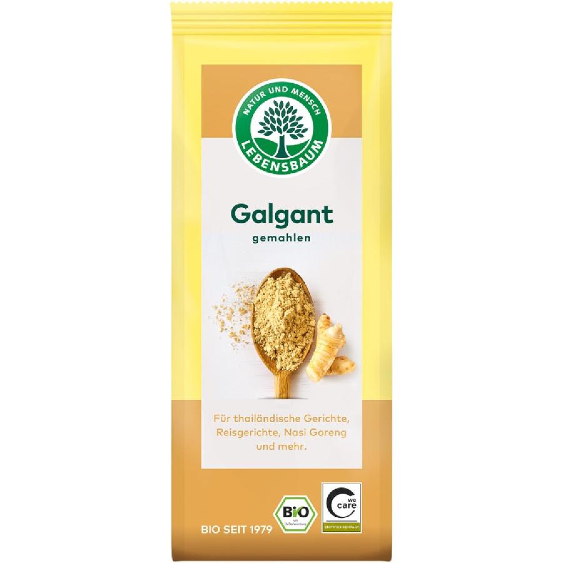 Galangal bio macinat - 40 g