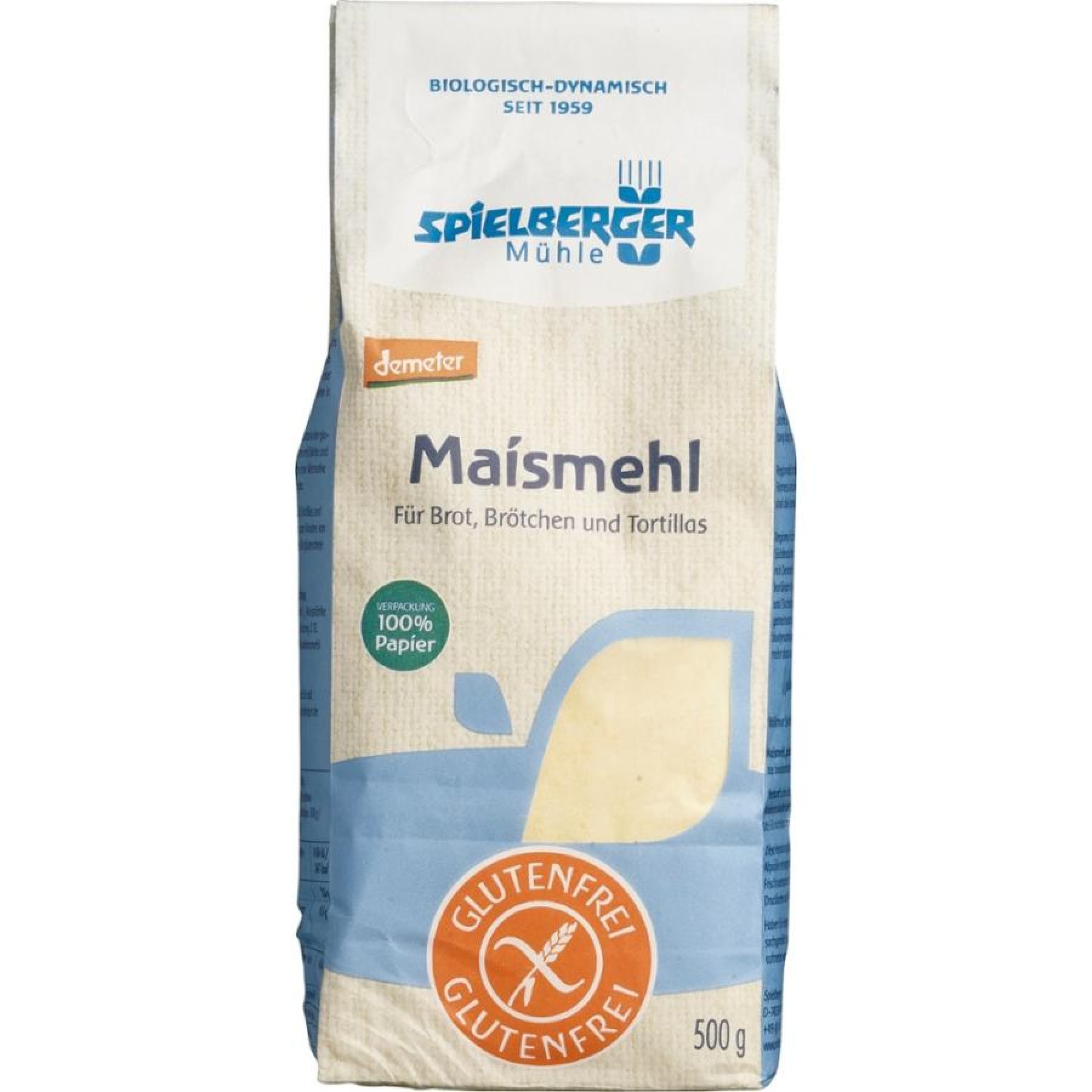 Faina de porumb bio fara gluten Demeter - 500 g