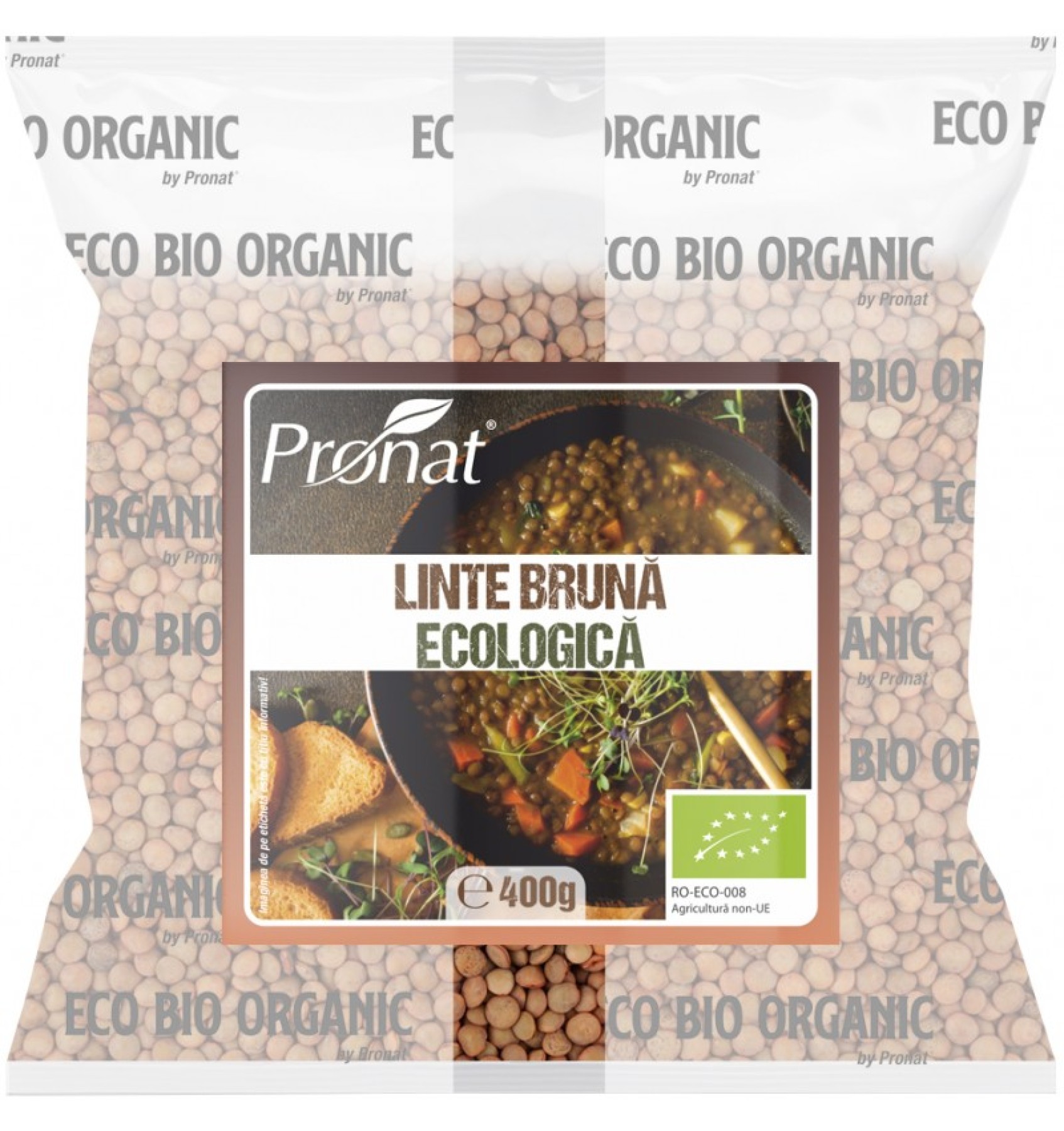 ECO/BIO Linte bruna 400gr