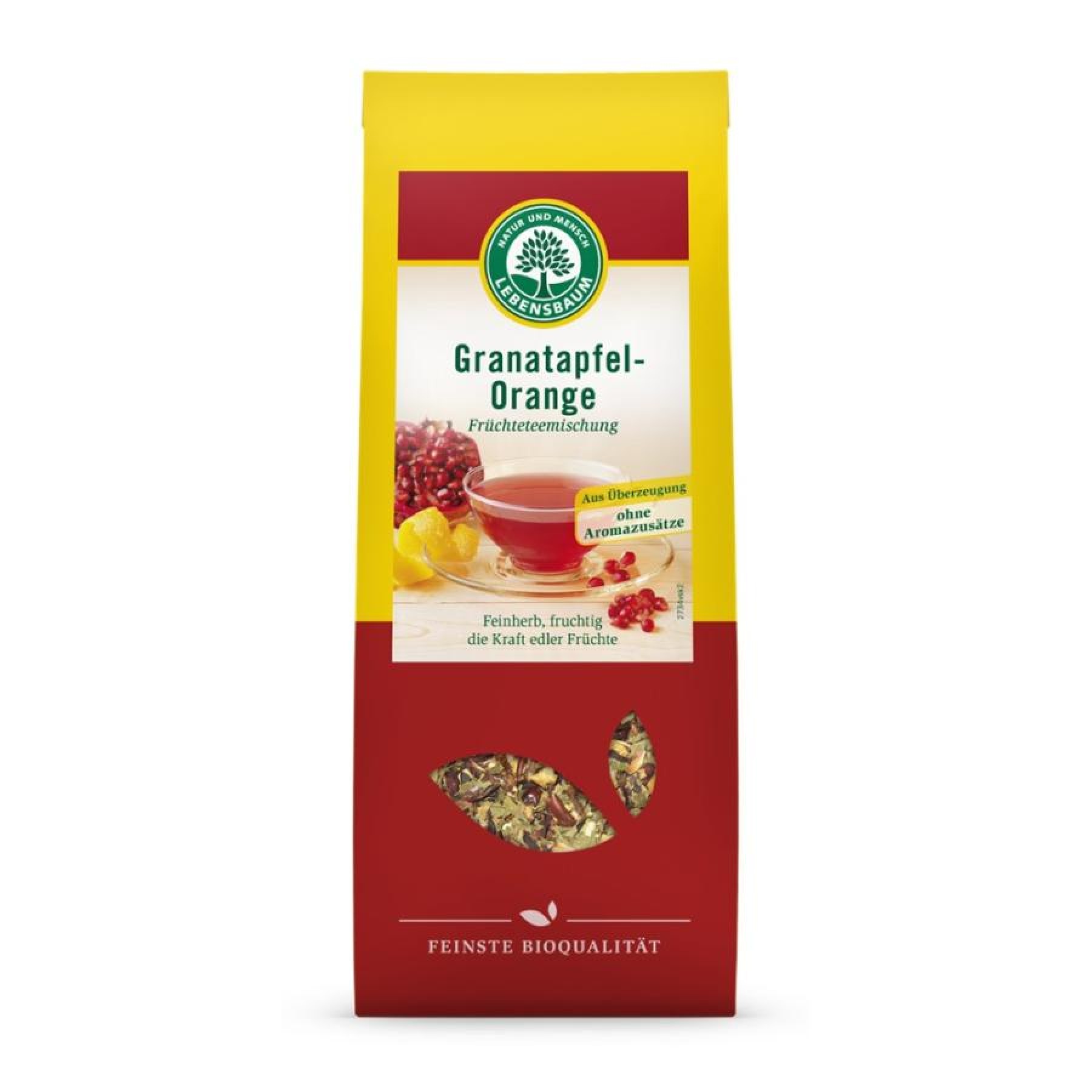 Ceai cu rodie si portocala ecologic - 75 g