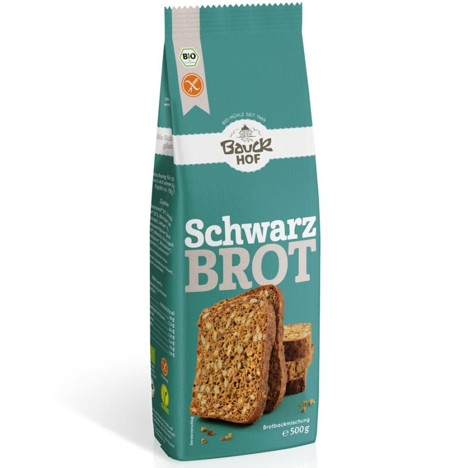 Mix de faina pentru paine neagra fara gluten - 500 g