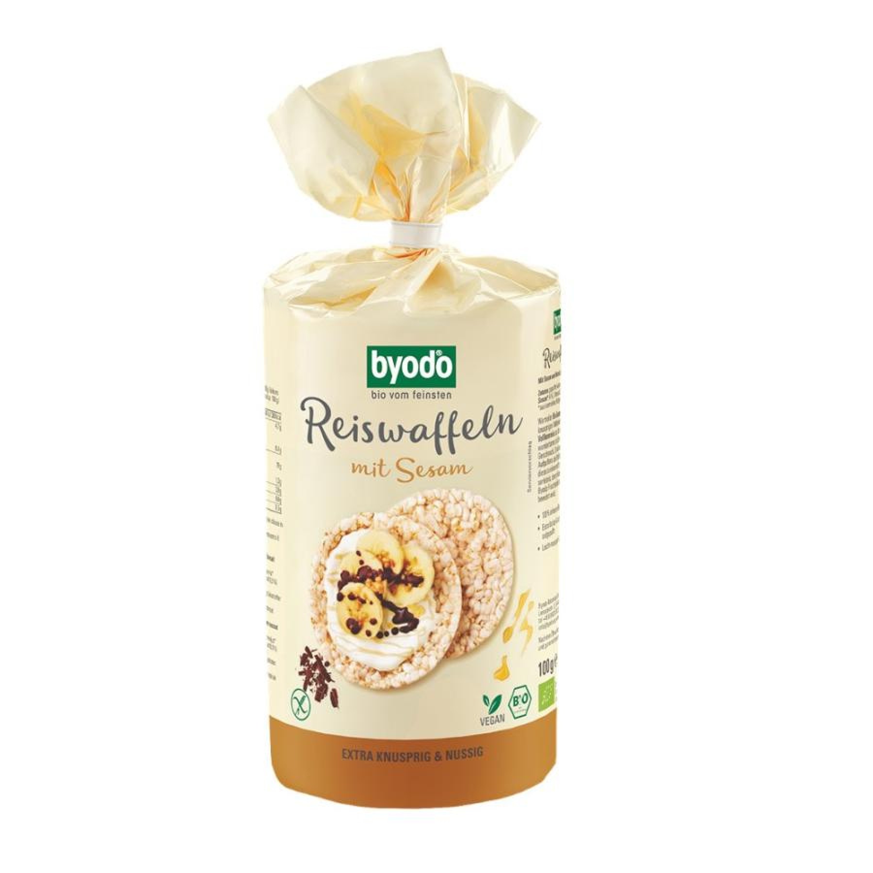 Rondele din orez expandat si susan fara gluten - 100 g