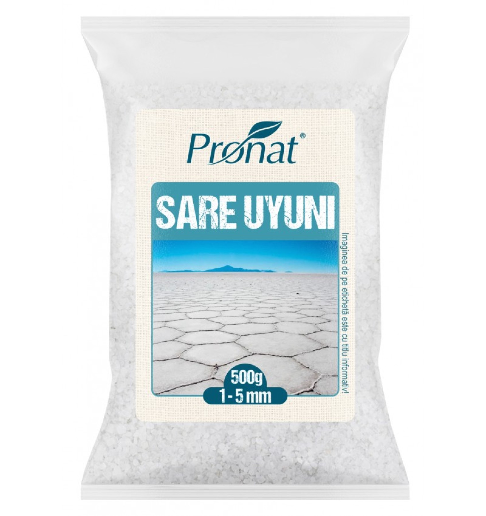 Sare din desertul UYUNI din Bolivia 1-5mm, 500g