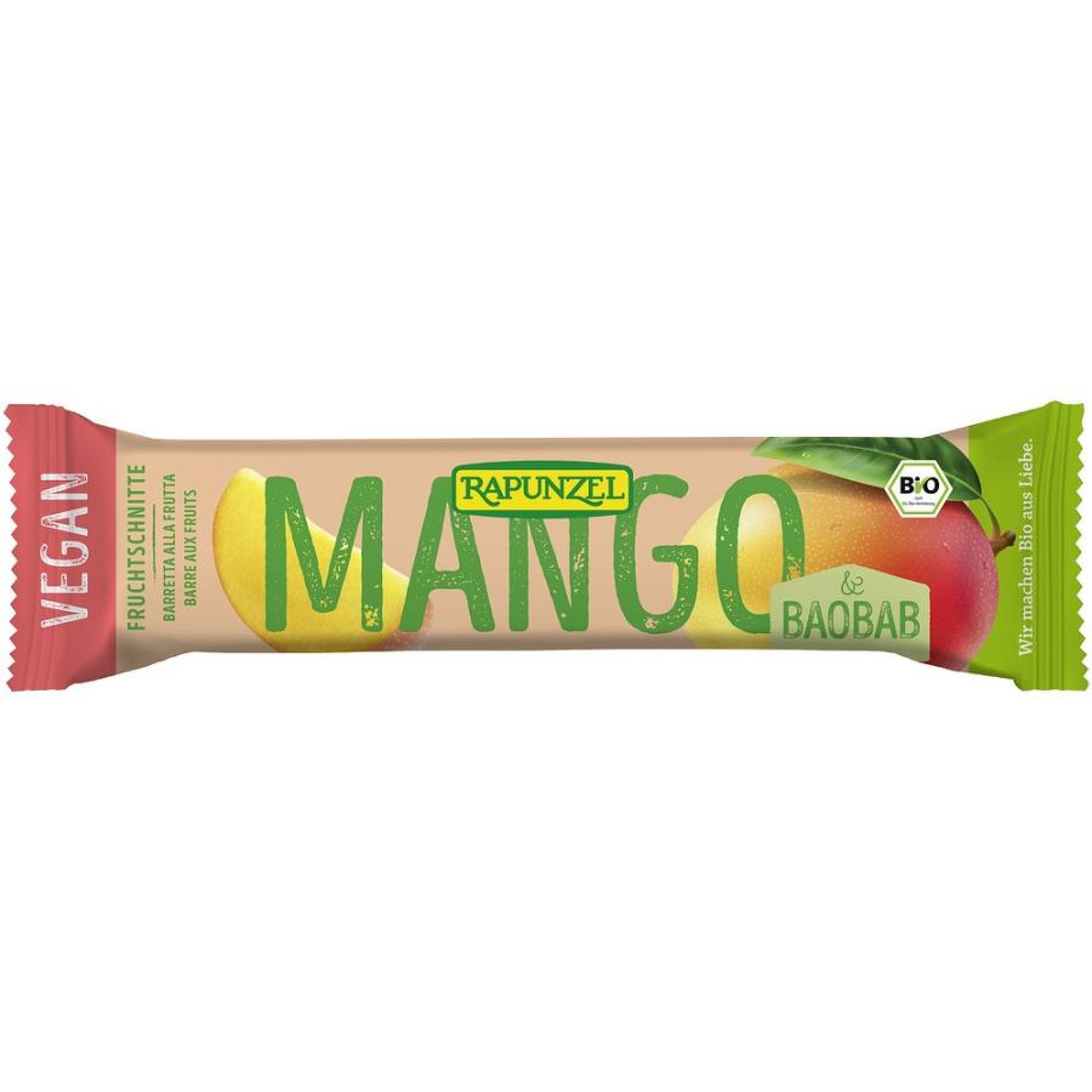 Baton de fructe cu mango si baobab - 40 g