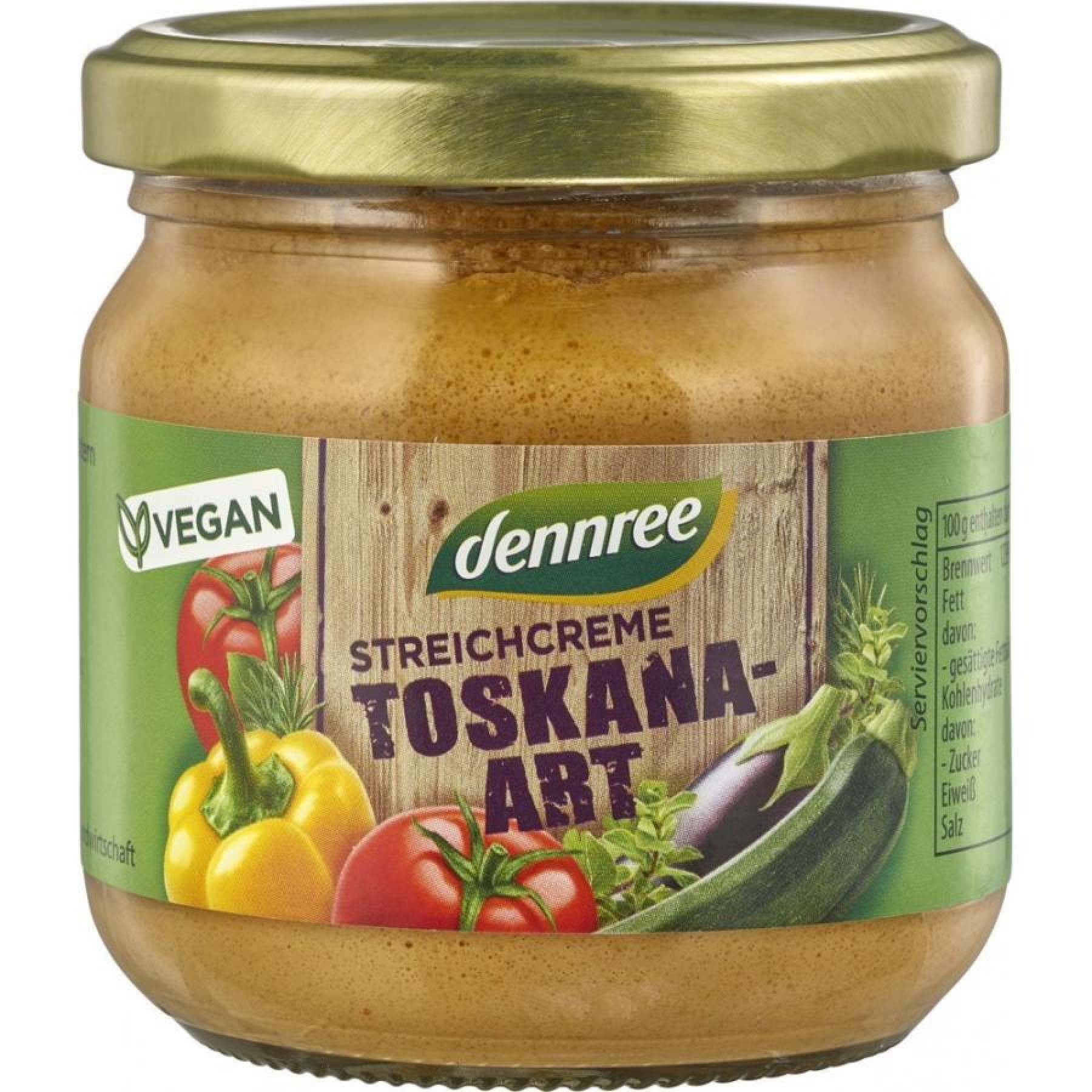 Pate vegetal ecologic Toskana - 180 g
