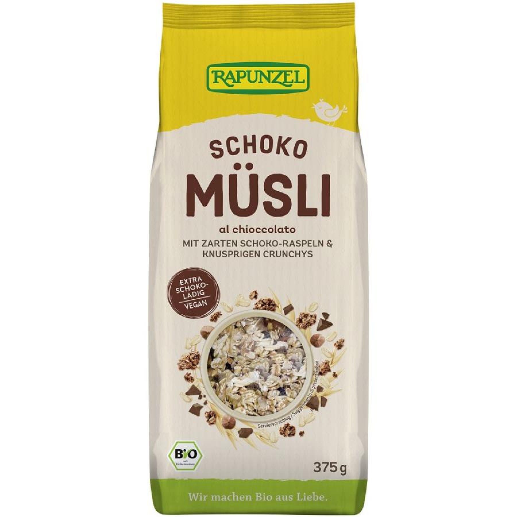 Musli ecologic cu amarant si ciocolata - 375 g