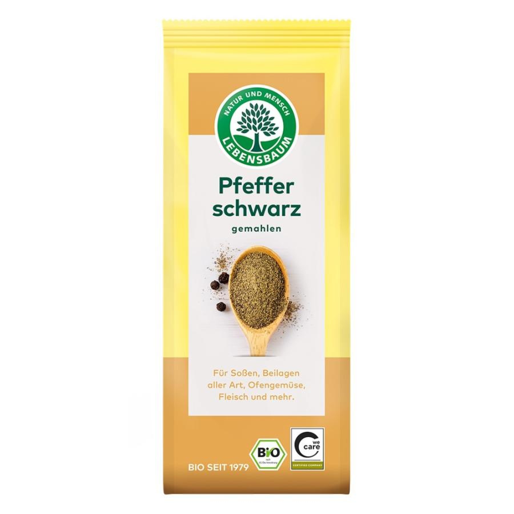 Piper negru macinat ecologic - 50 g