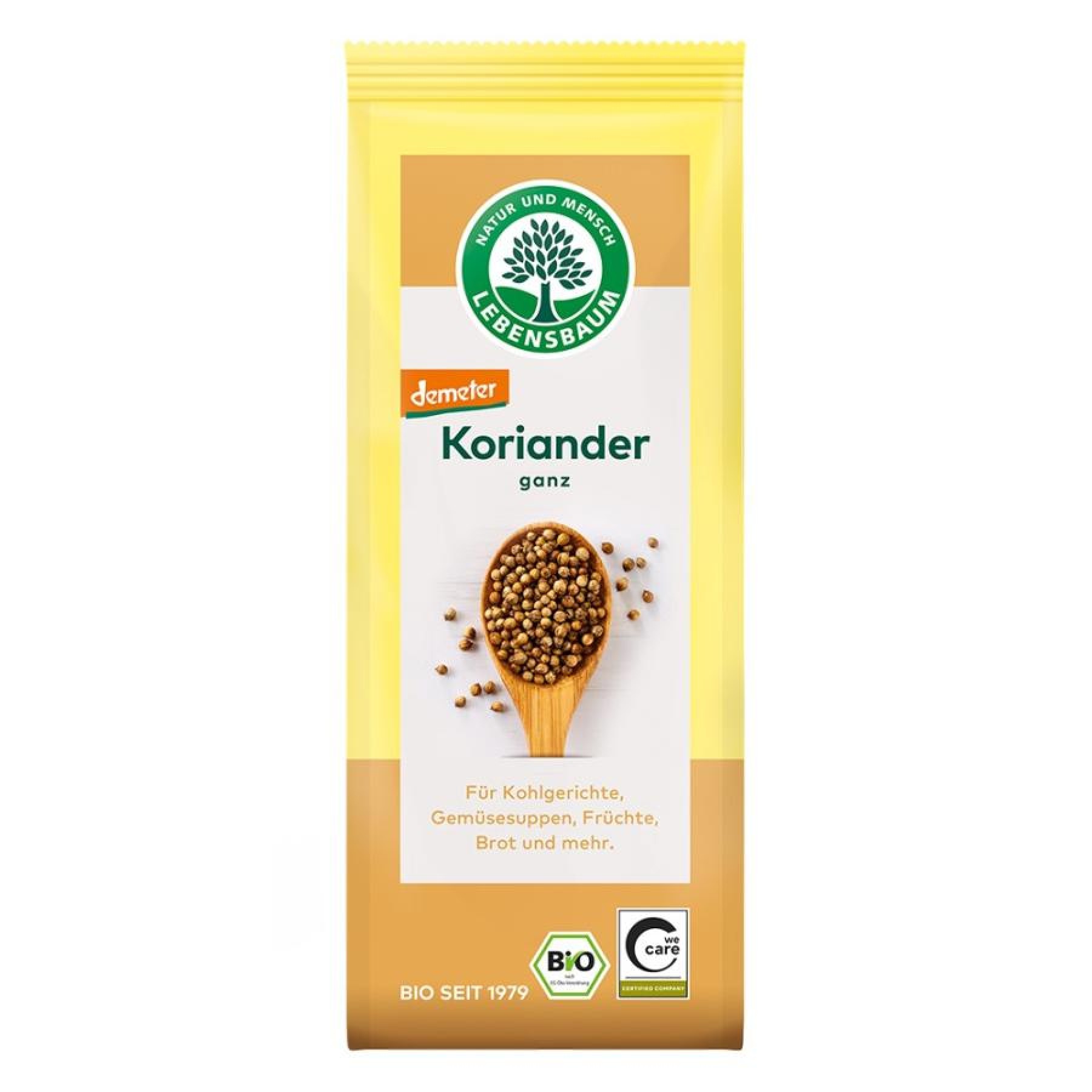 Coriandru seminte Demeter ecologic - 30 g