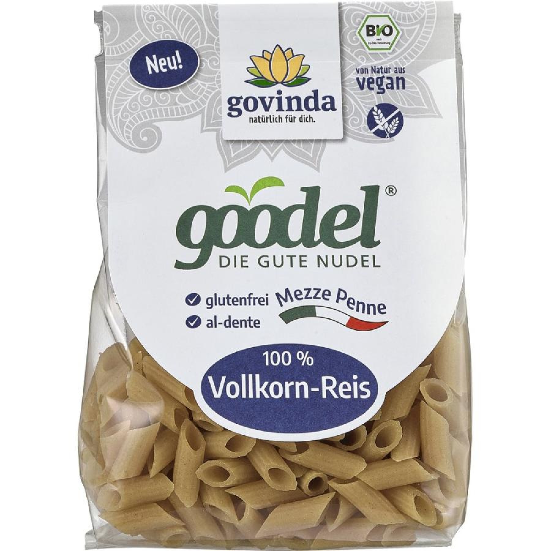 Penne bio din orez integral fara gluten - 250 g