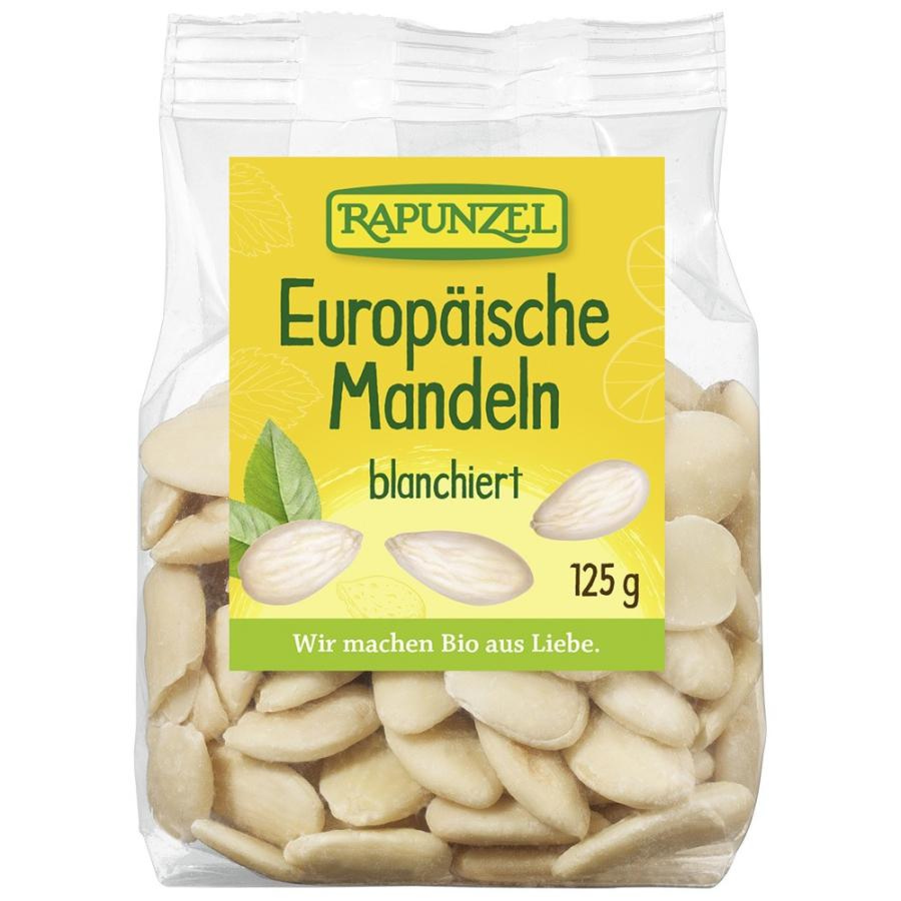 Migdale europene blansate - 125 g
