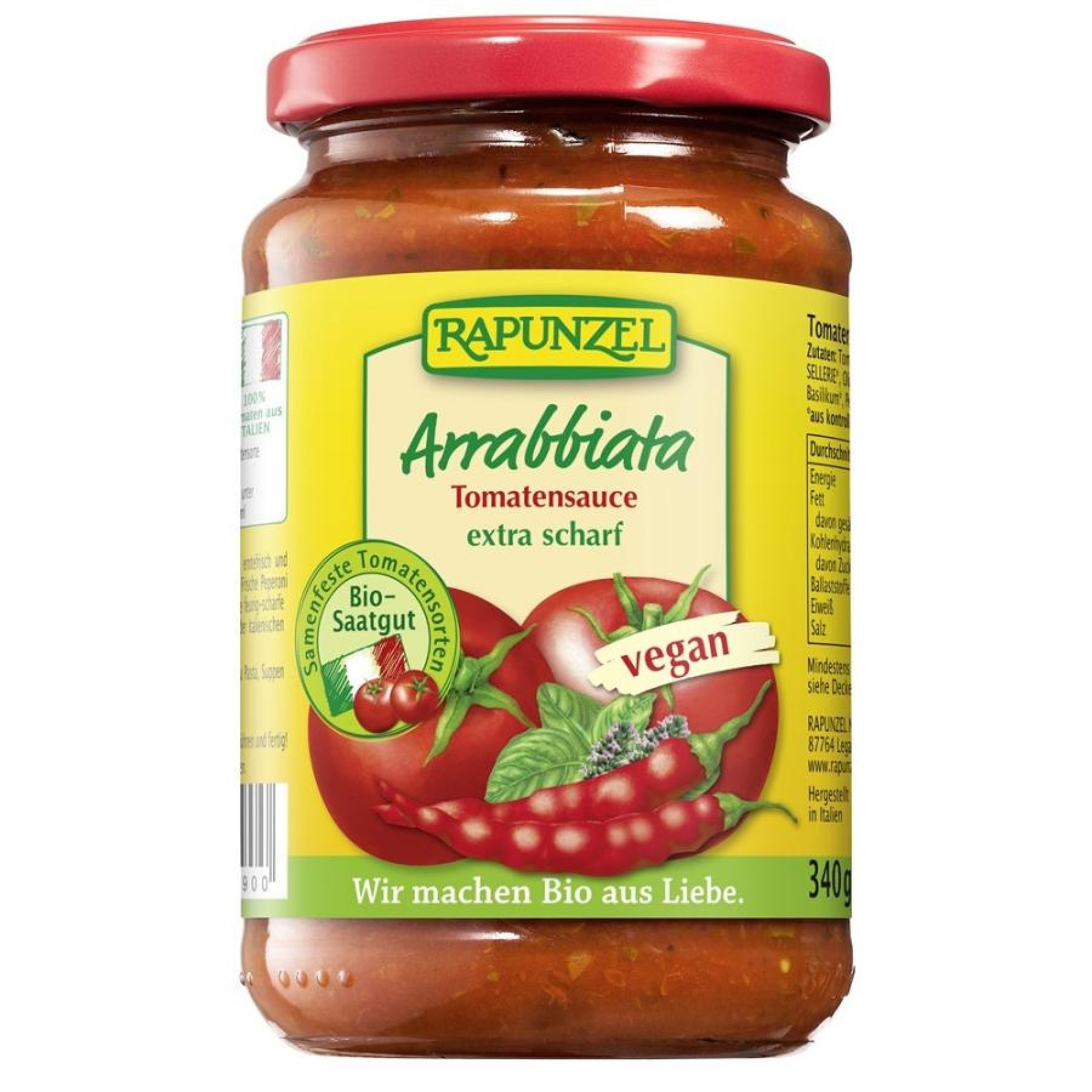Sos de tomate Arrabbiata - 340 g