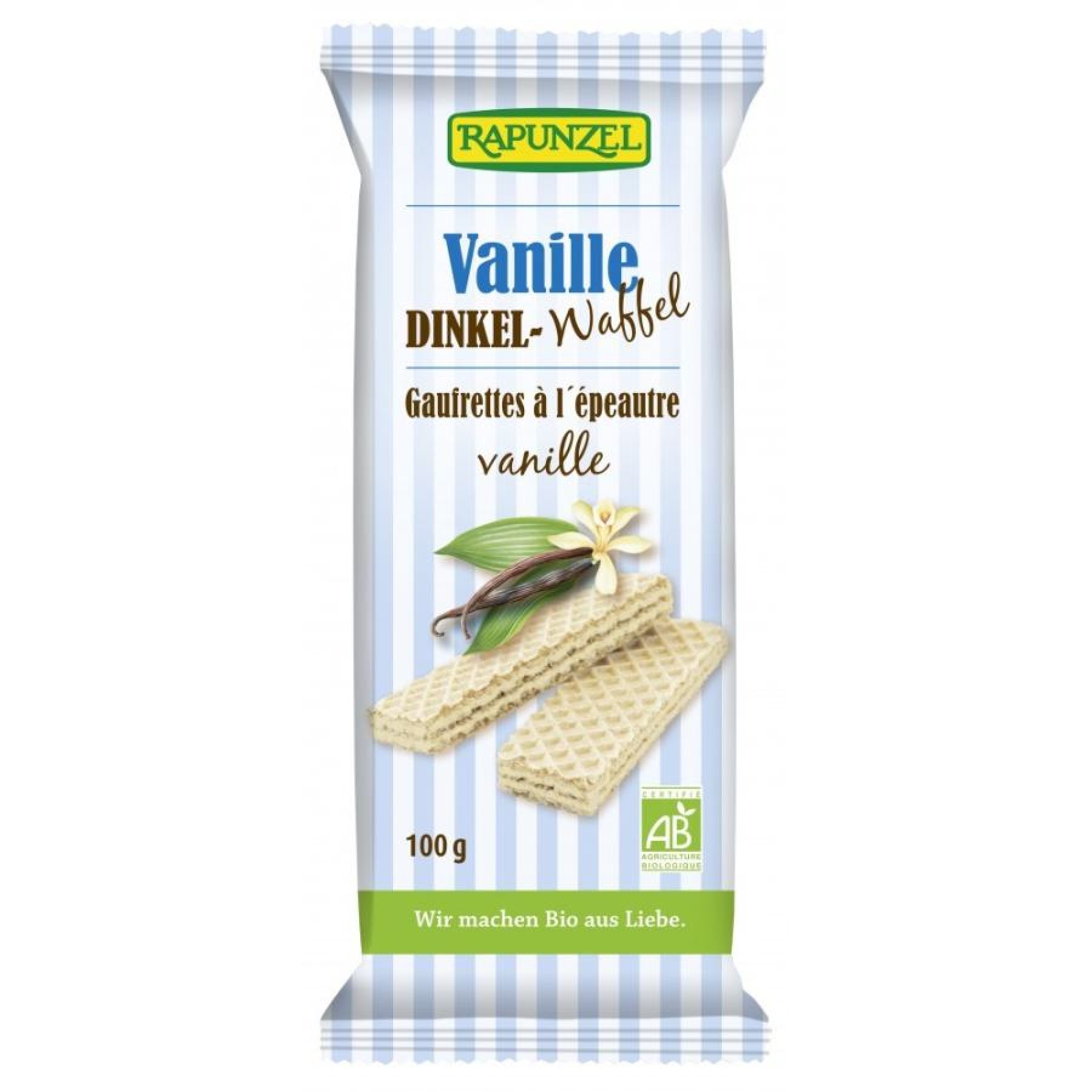 Napolitana bio cu vanilie - 100 g