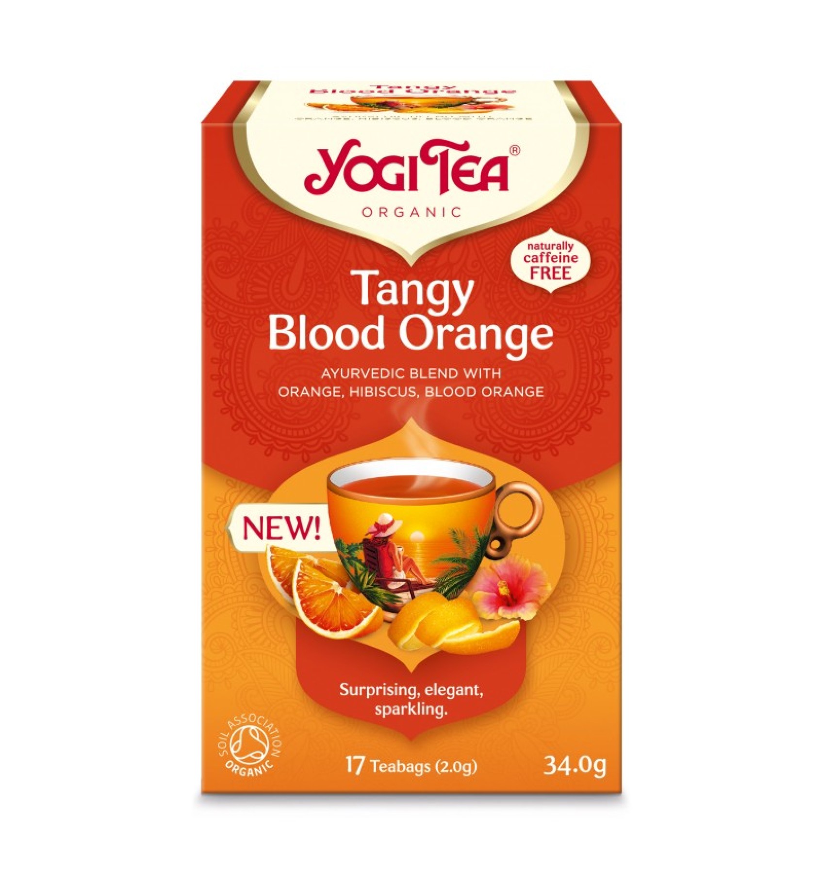 ECO/BIO Ceai cu portocale rosii, 17TB*2,0g, 34,0g