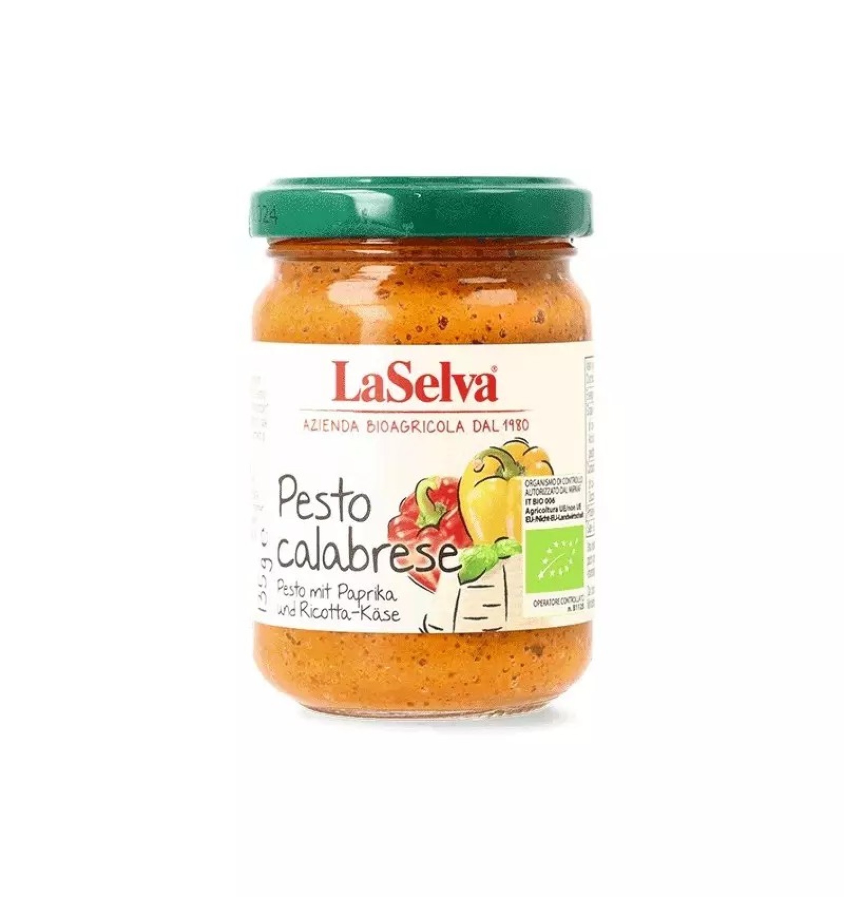 ECO/BIO Pesto calabrese 135gr