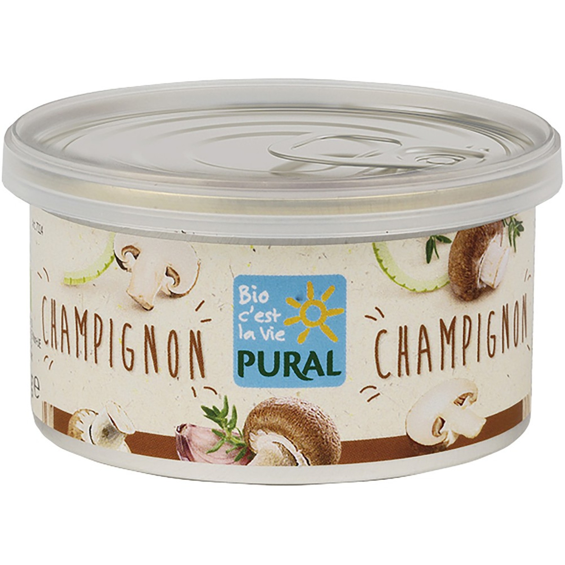 Pate vegetal bio cu ciuperci champignon - 125 g