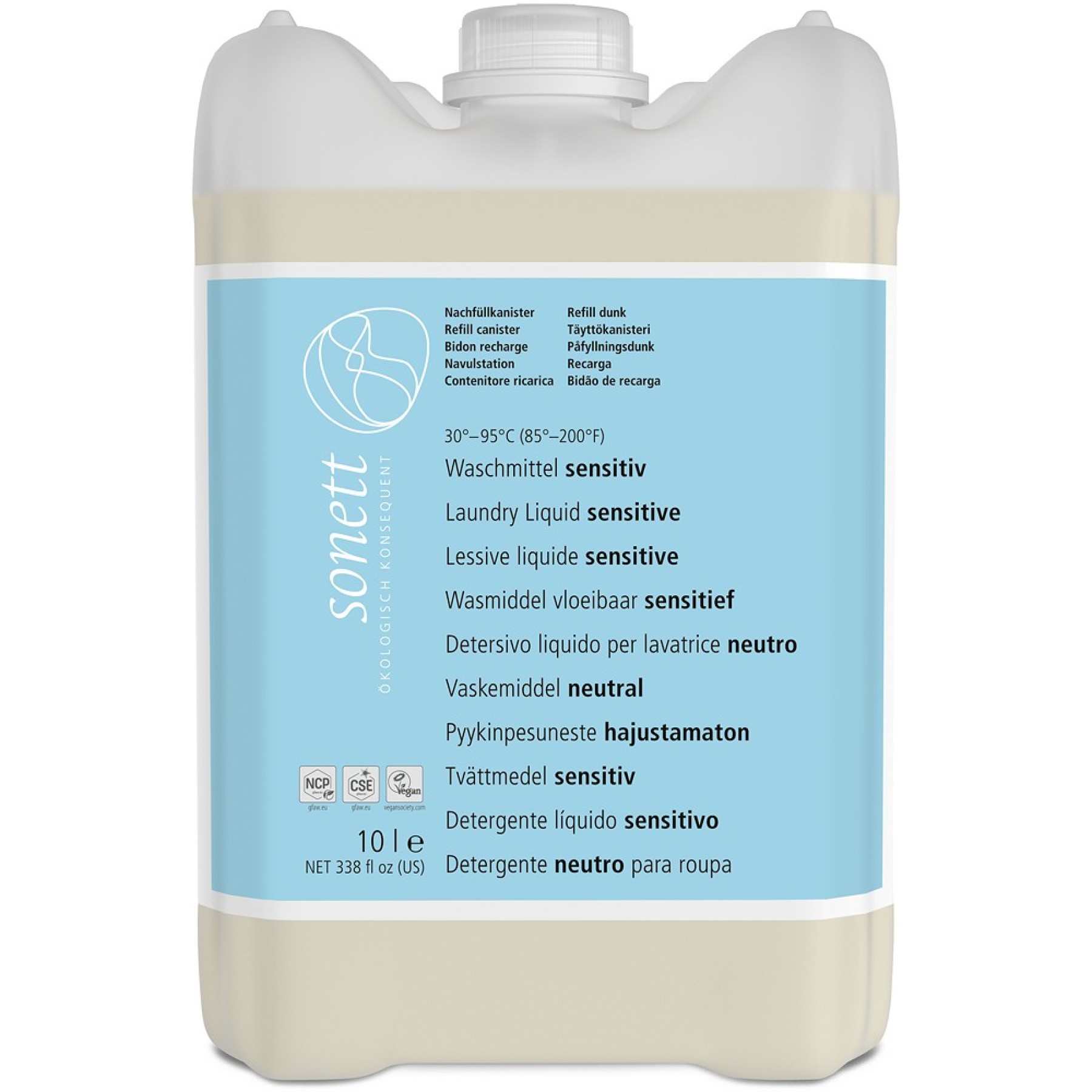 Detergent de rufe sensitiv pentru alergici - 10 L