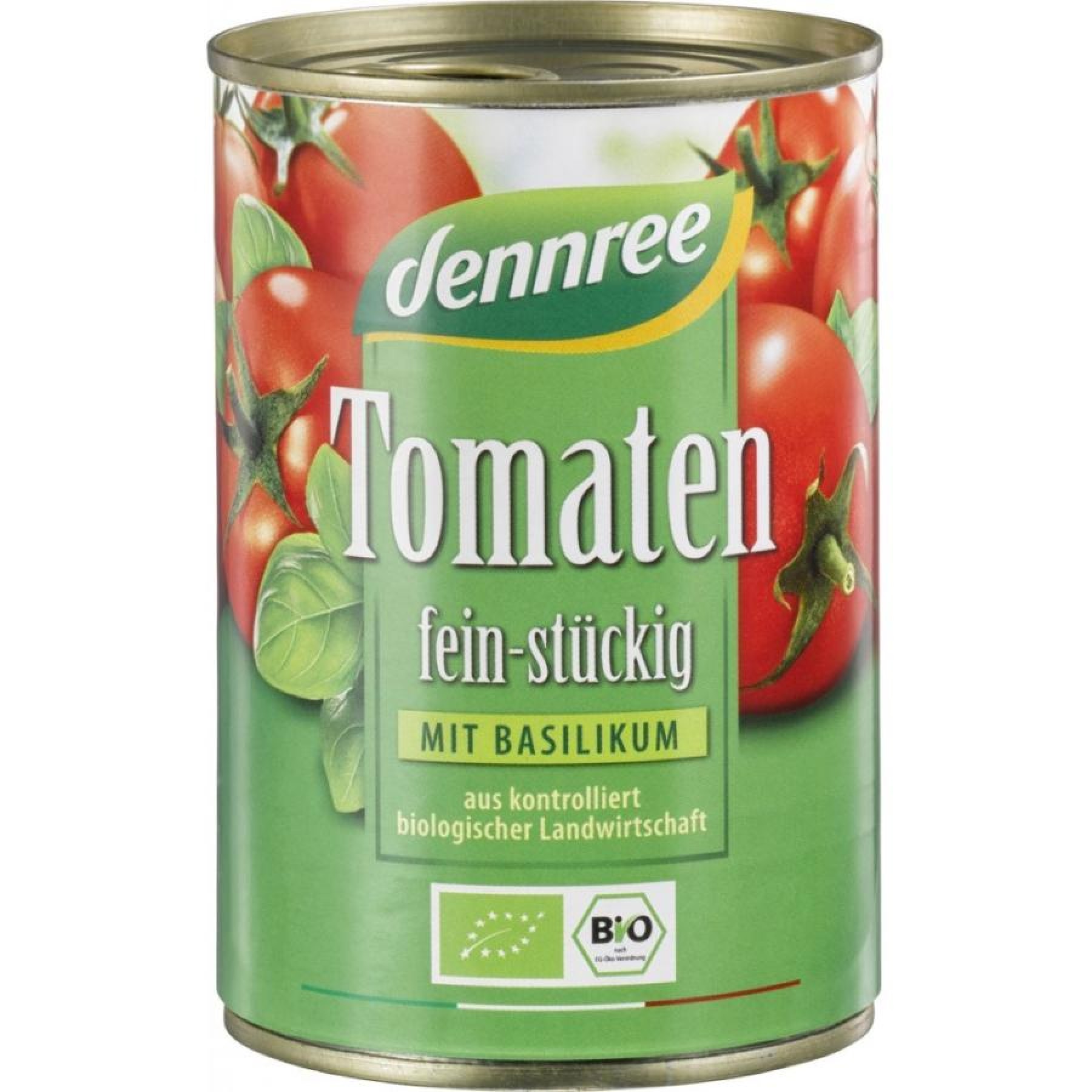 Rosii bucati in sos de rosii cu busuioc - 400 g