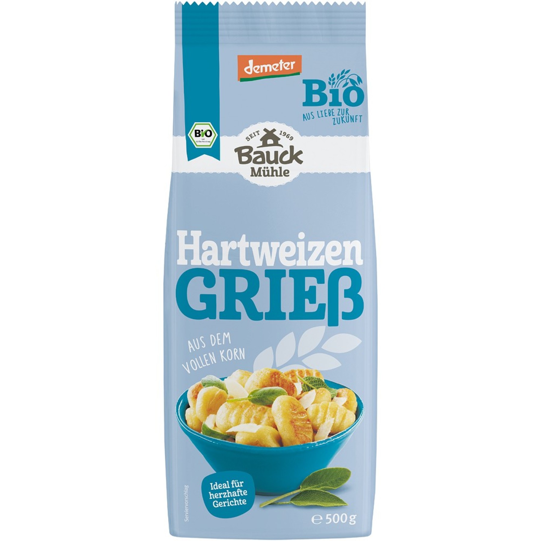 Gris bio din grau dur - 500 g