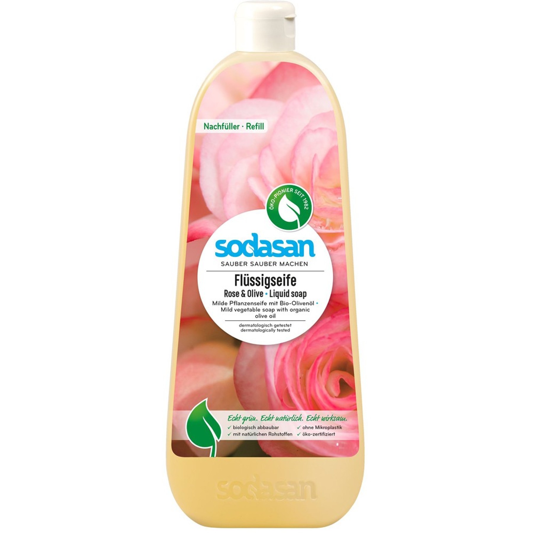 Sapun lichid cu trandafir si masline bio - 1 L