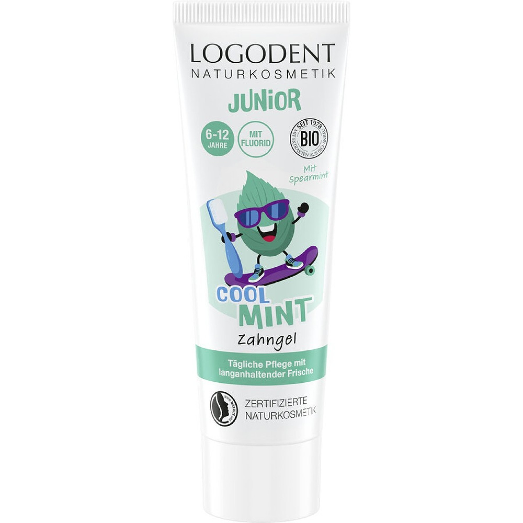 Gel dentar cu menta pentru copii - 75 ml