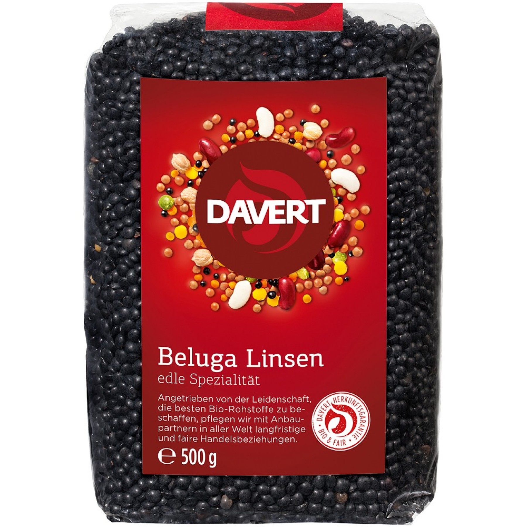 Linte neagra bio Beluga - 500 g