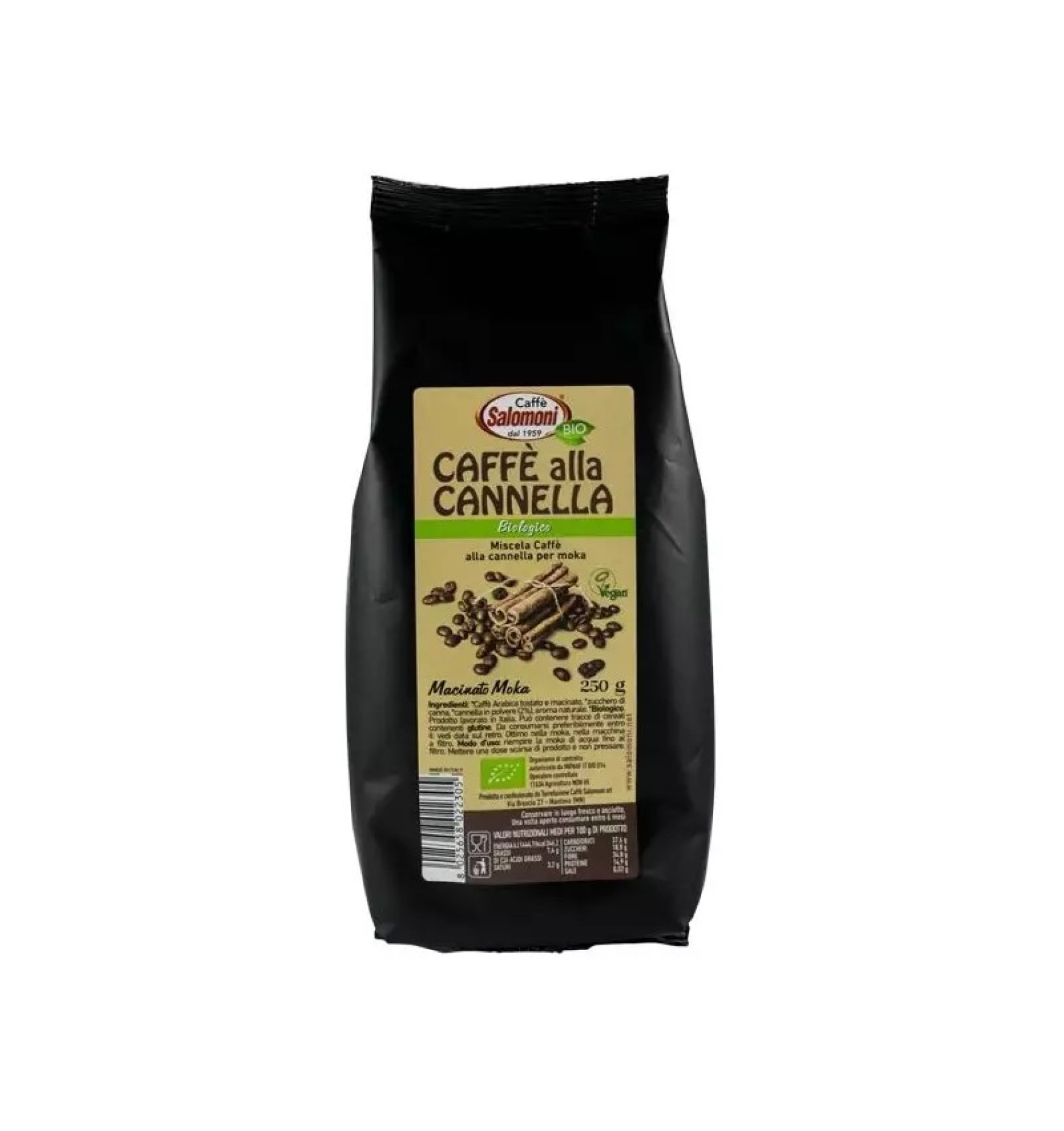 Cafea BIO cu scortisoara 250gr Salomoni