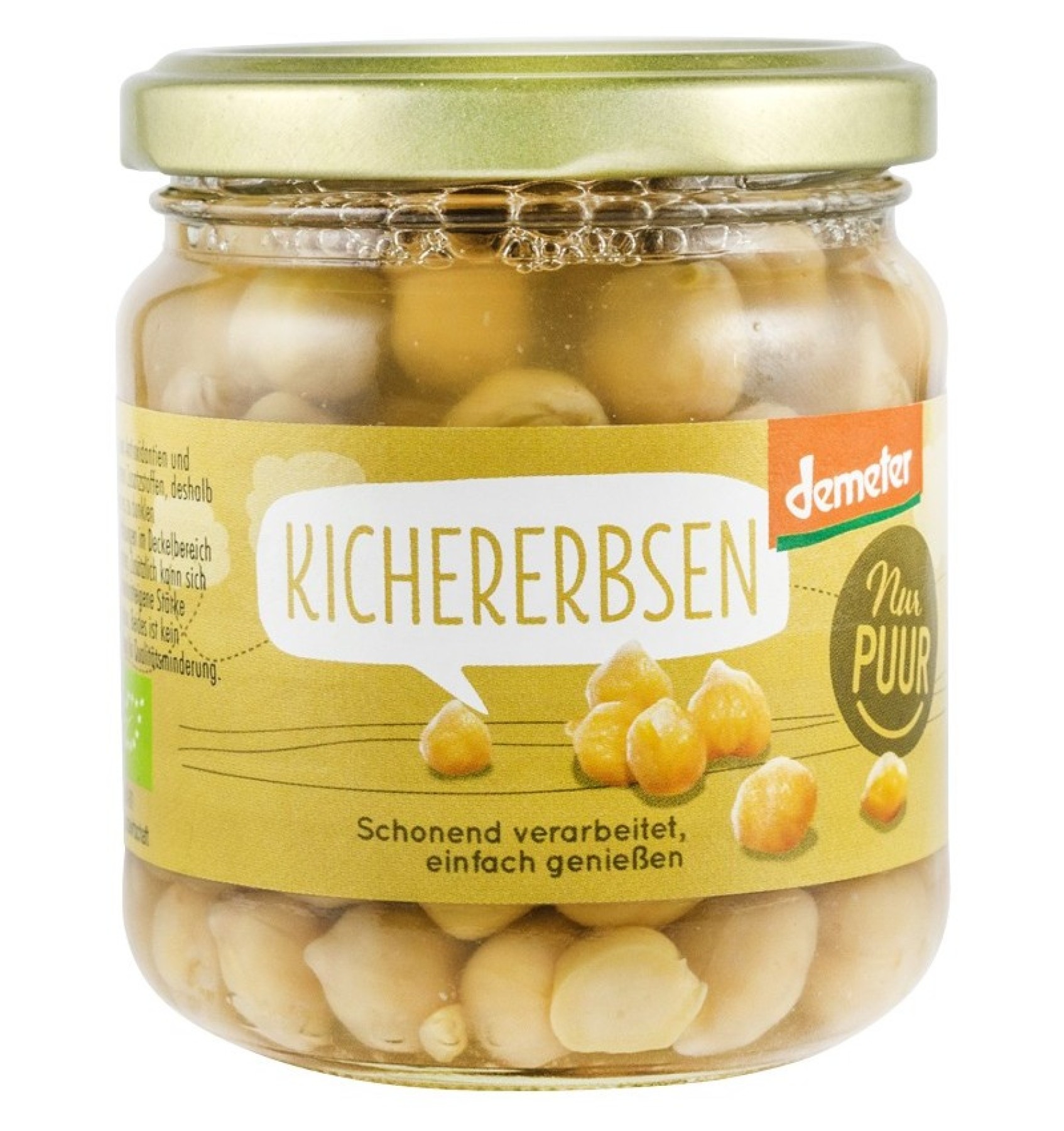 Naut bio si demeter, 200 g Nur Puur