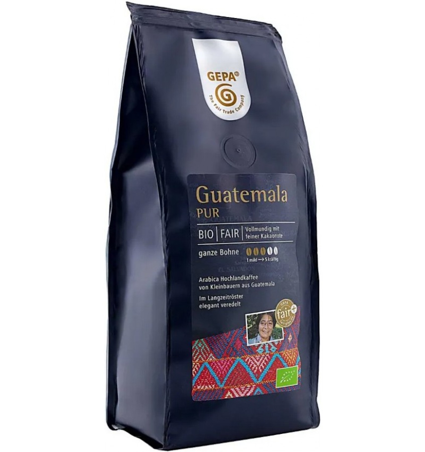 Cafea Bio boabe Guatemala Pur , 250 g Gepa