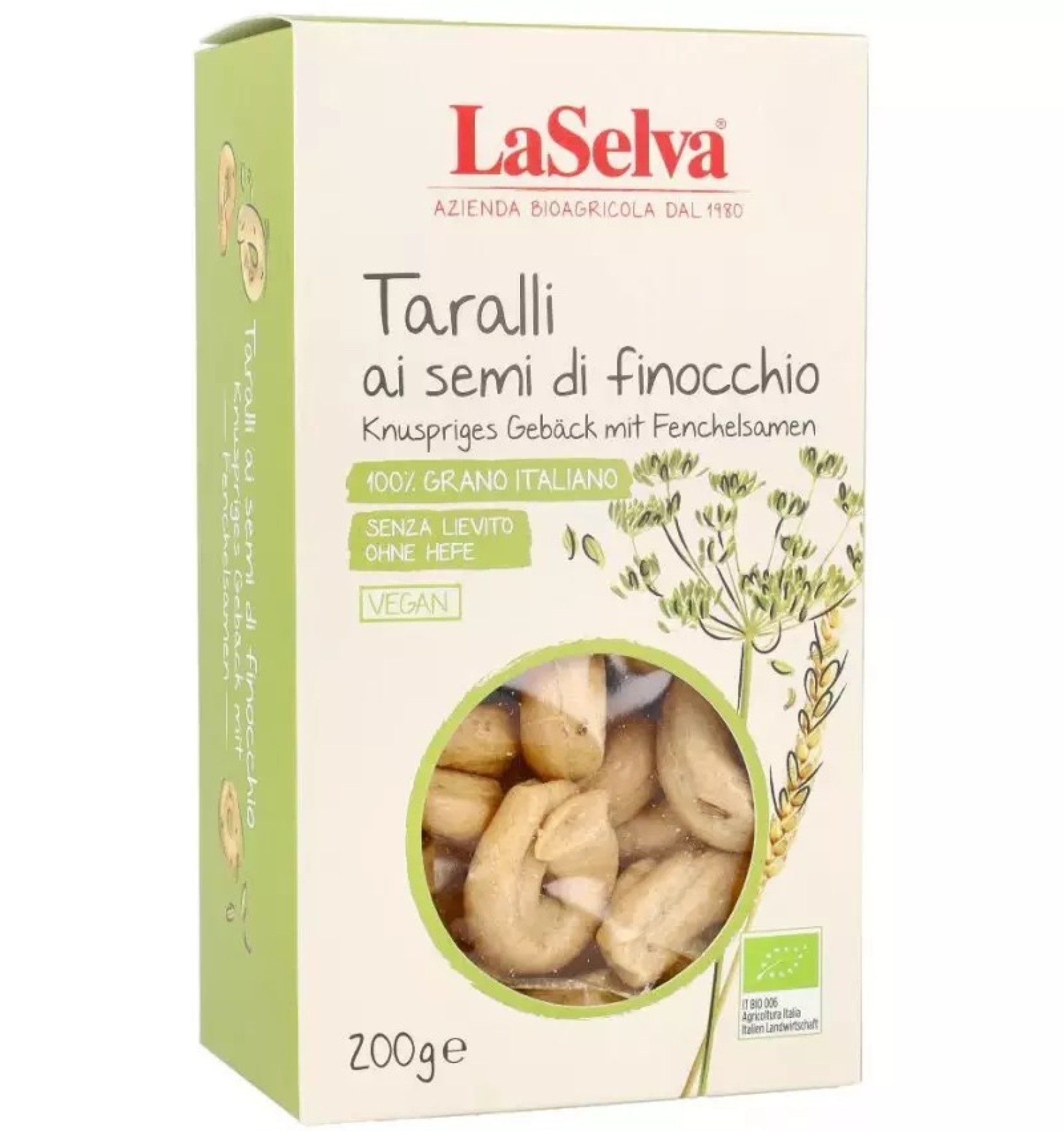 ECO/BIO Taralli cu fenicul 200gr