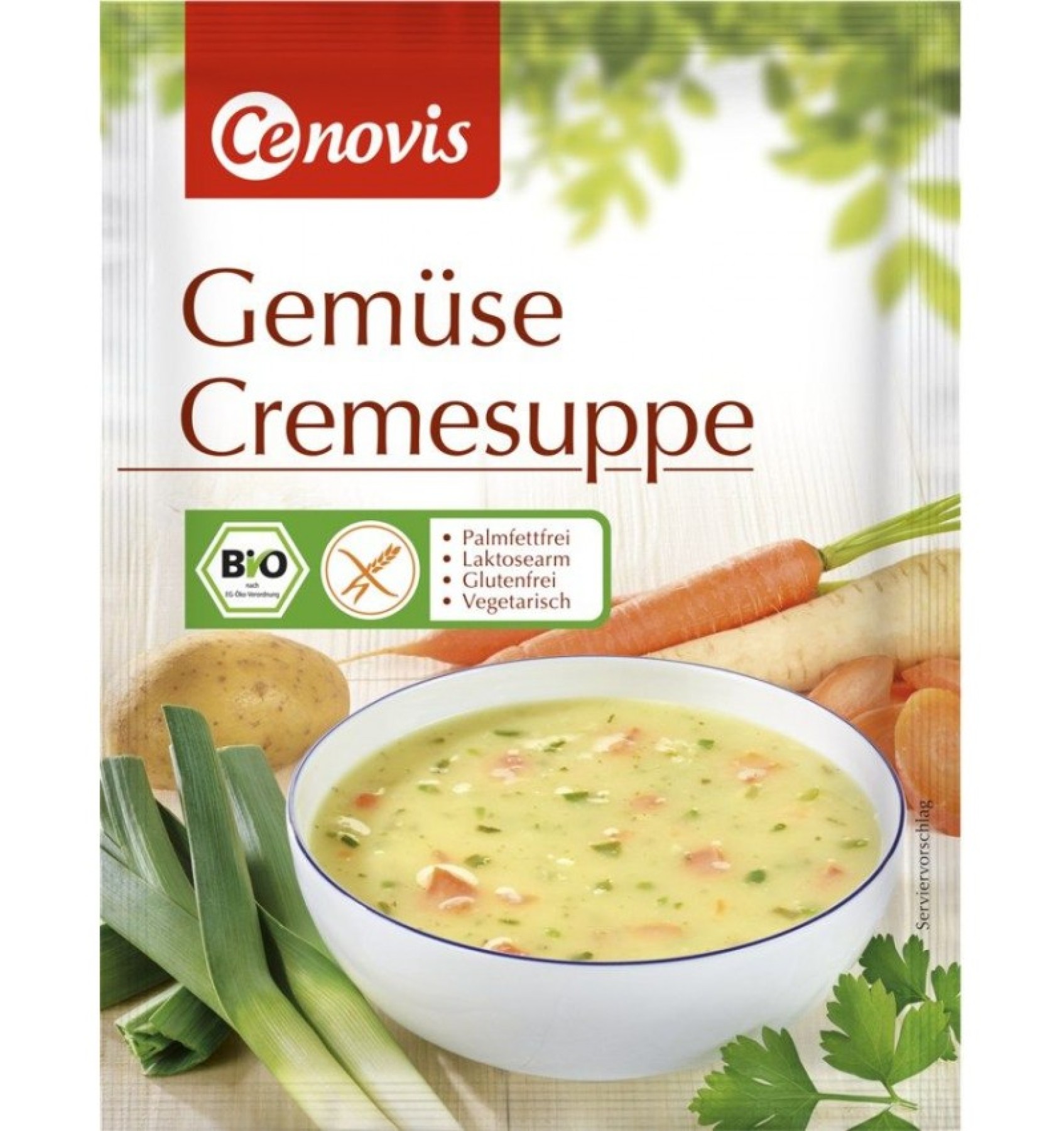 ECO/BIO Supa crema de legume 64gr, fara gluten