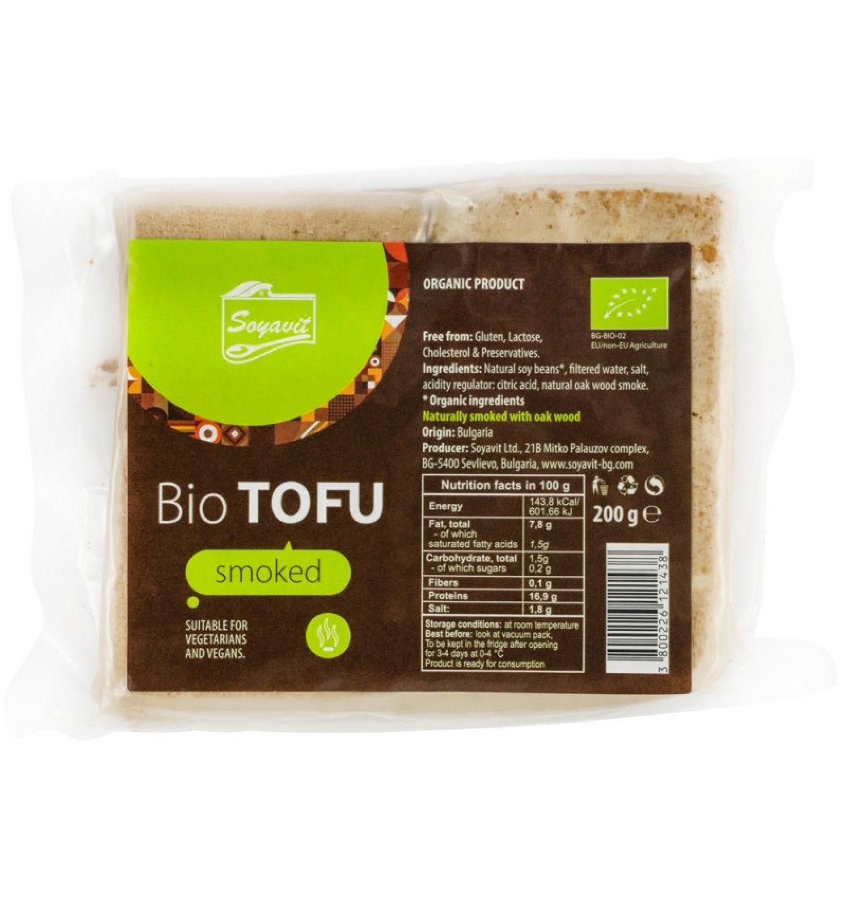 ECO/BIO Tofu afumat 200gr, vid