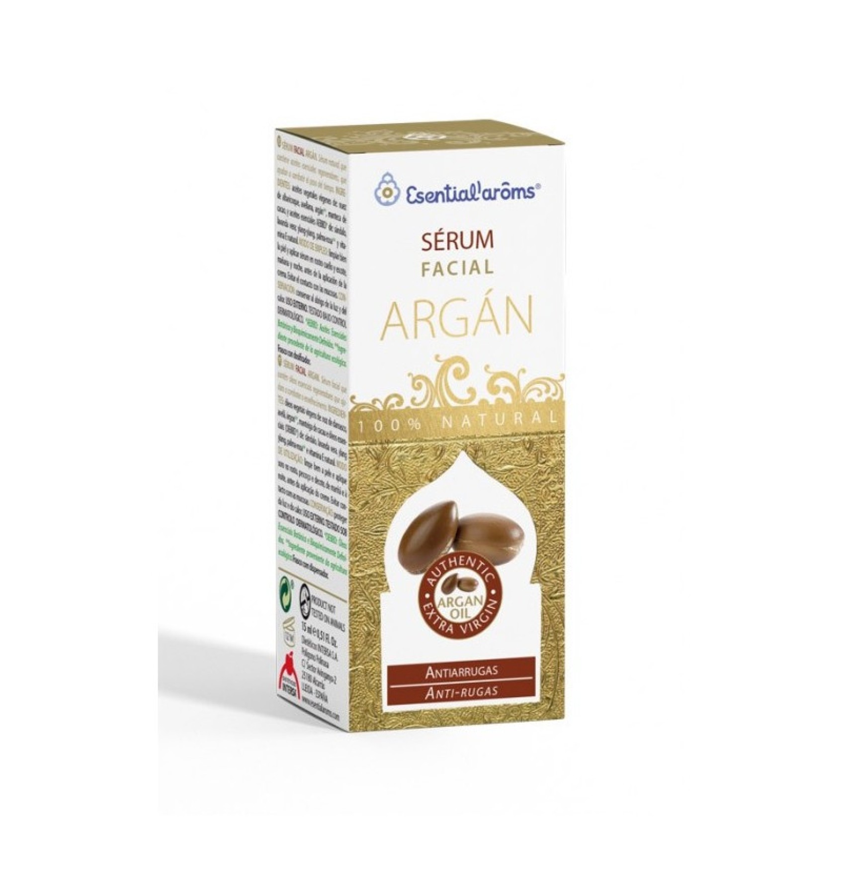 Ser facial cu ulei de argan, 15 ml, Esentialaroms