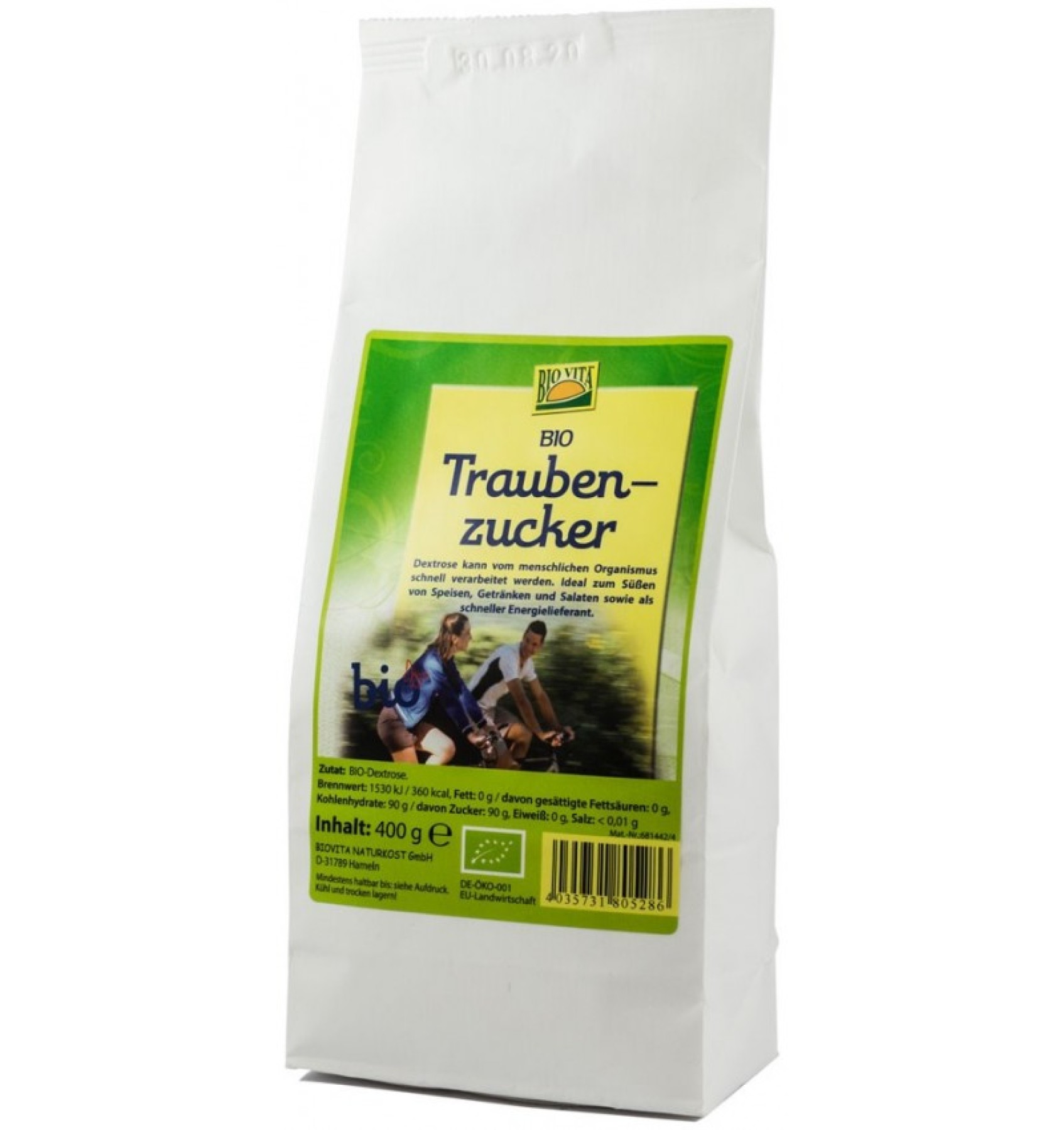 Zahar BIO din struguri (Dextroza), 400 g BIO VITA