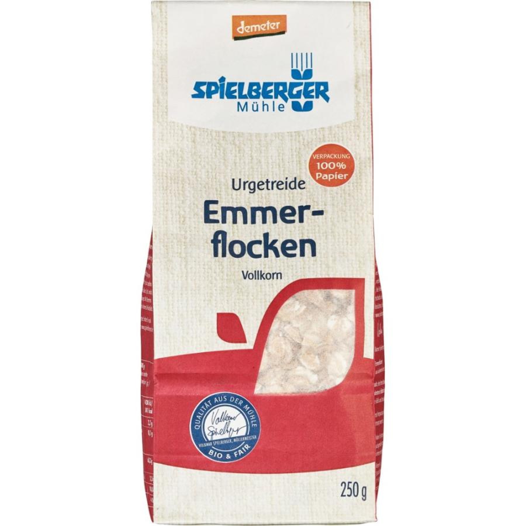 Fulgi de emmer integrali Demeter - 250 g