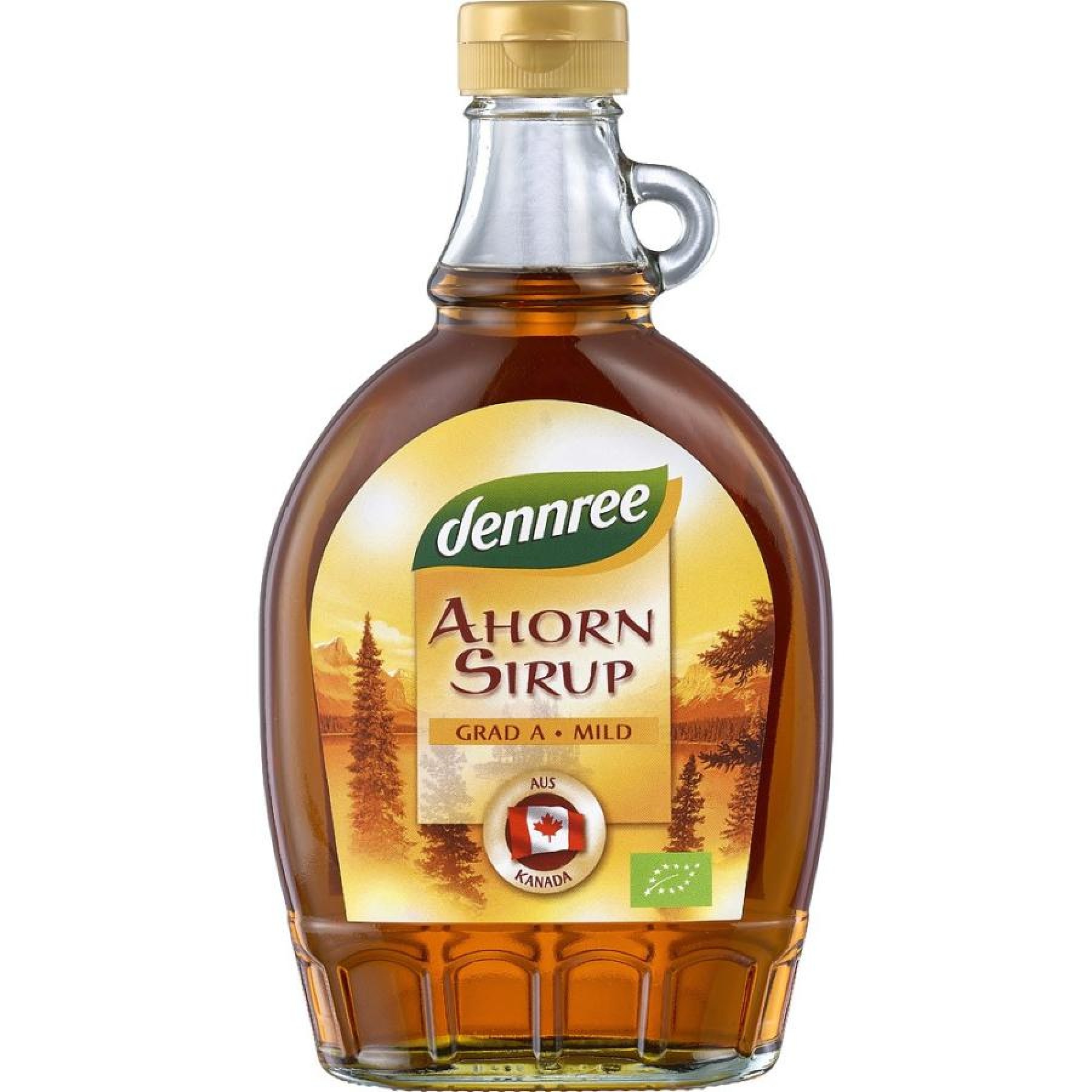 Sirop de artar Dennree grad A gust fin - 375 ml