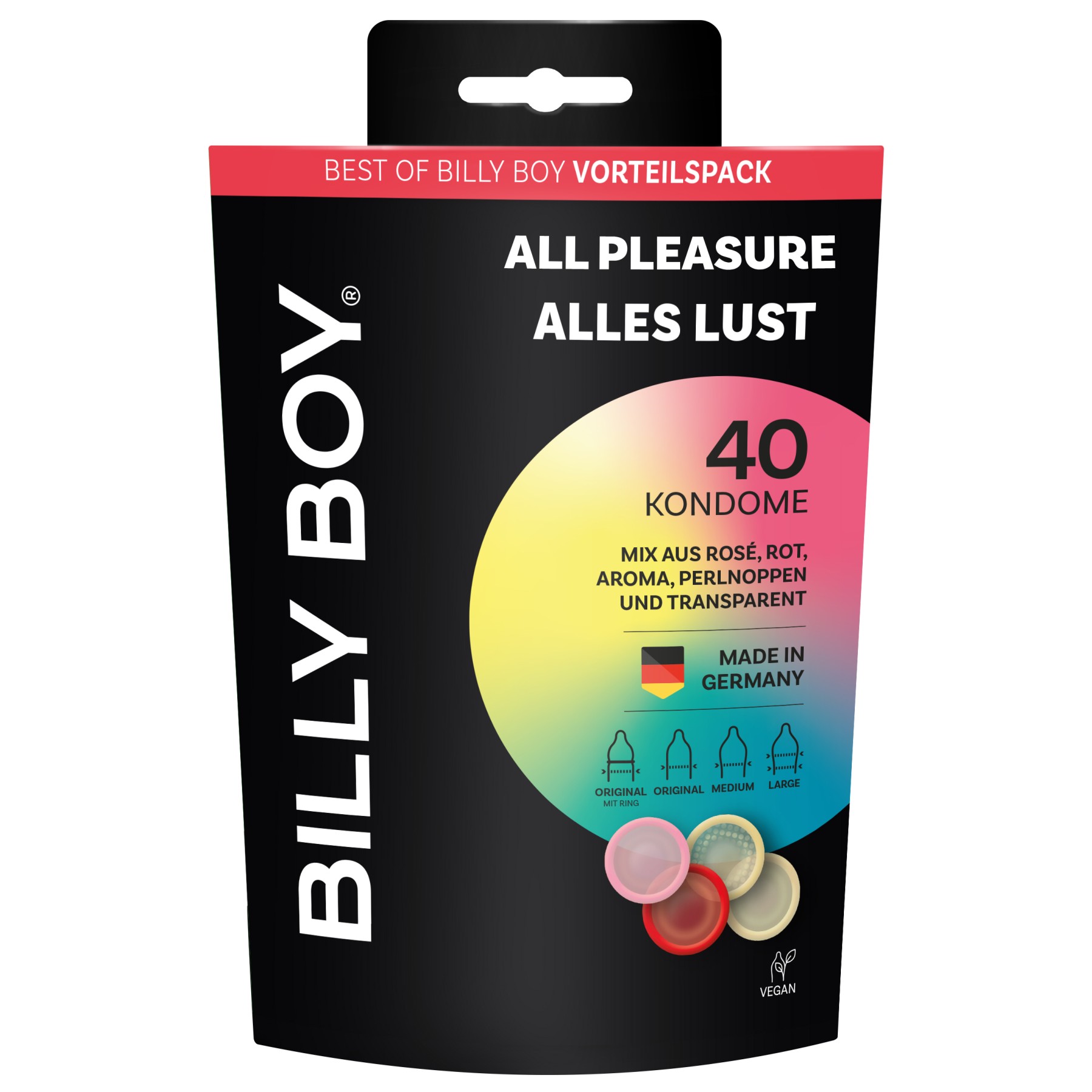 Prezervative Billy Boy All Pleasure 40 buc