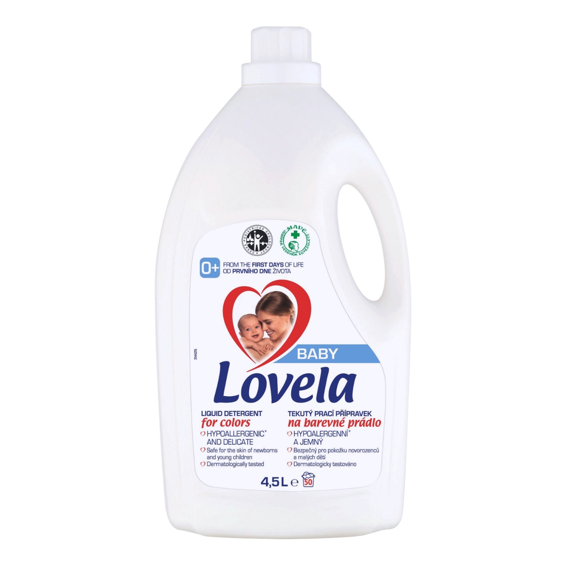 Detergent lichid Lovela Baby, pentru rufe colorate, 4.5L