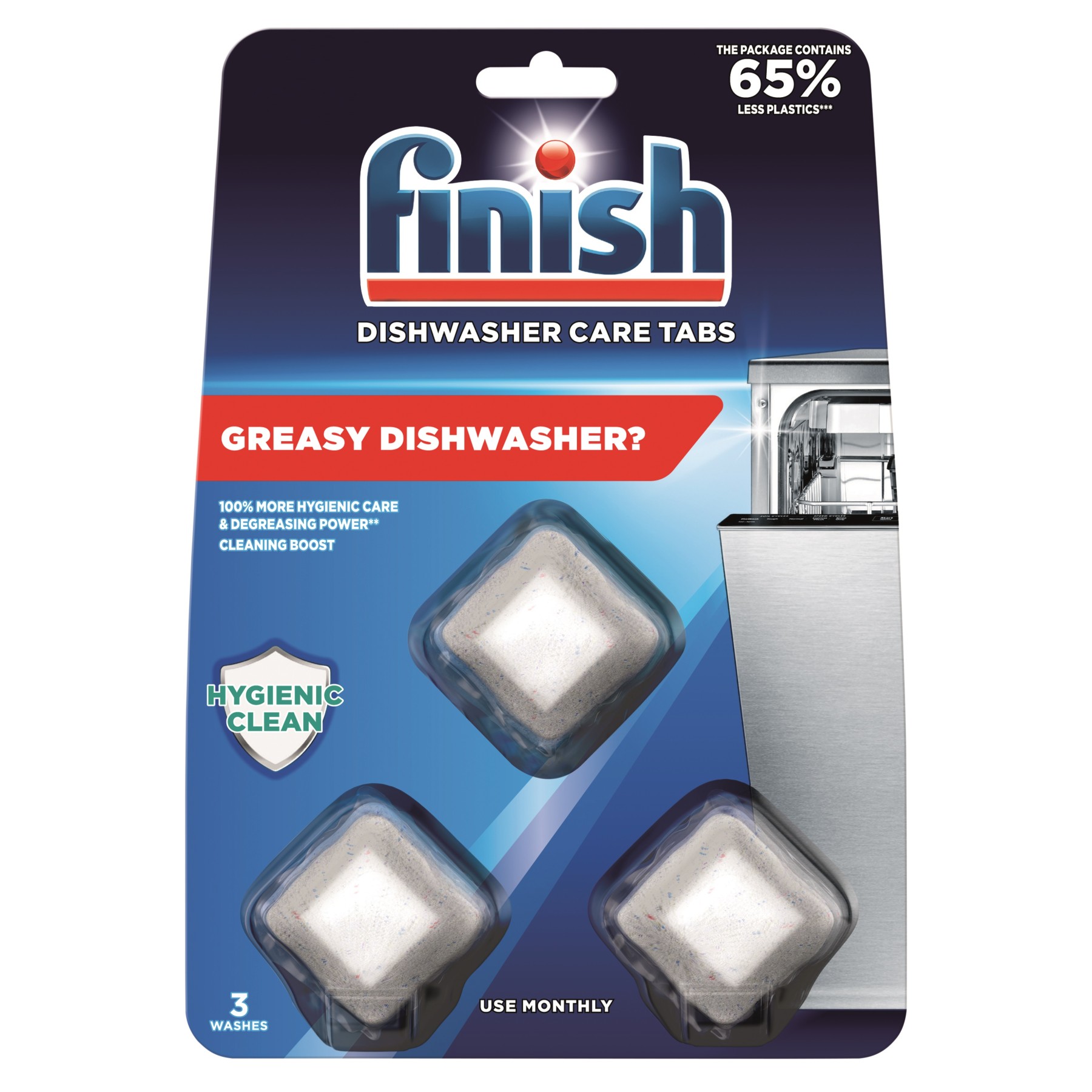 Tablete pentru curatat masina de spalat vase, 3 buc