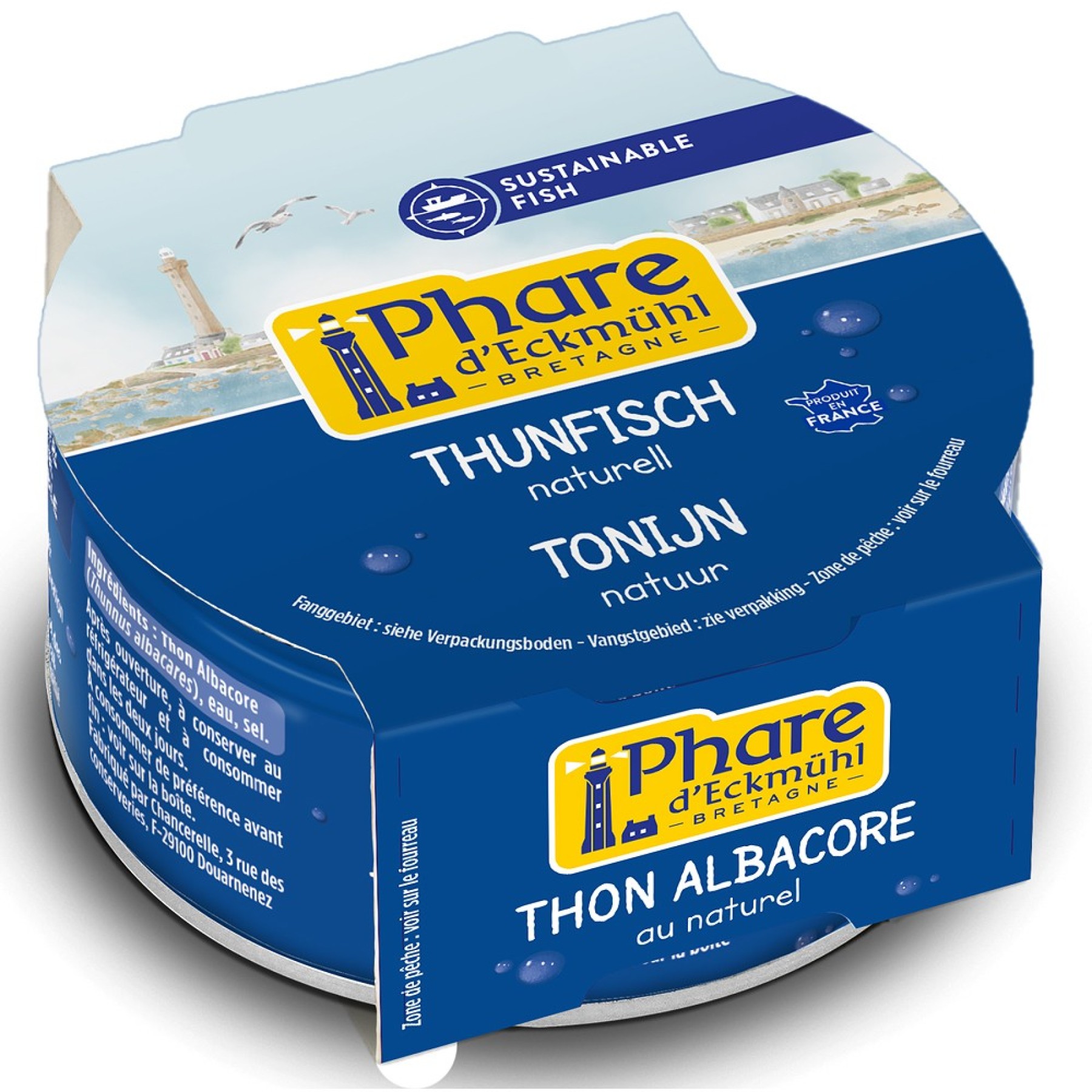 Ton natural in saramura - 160 g