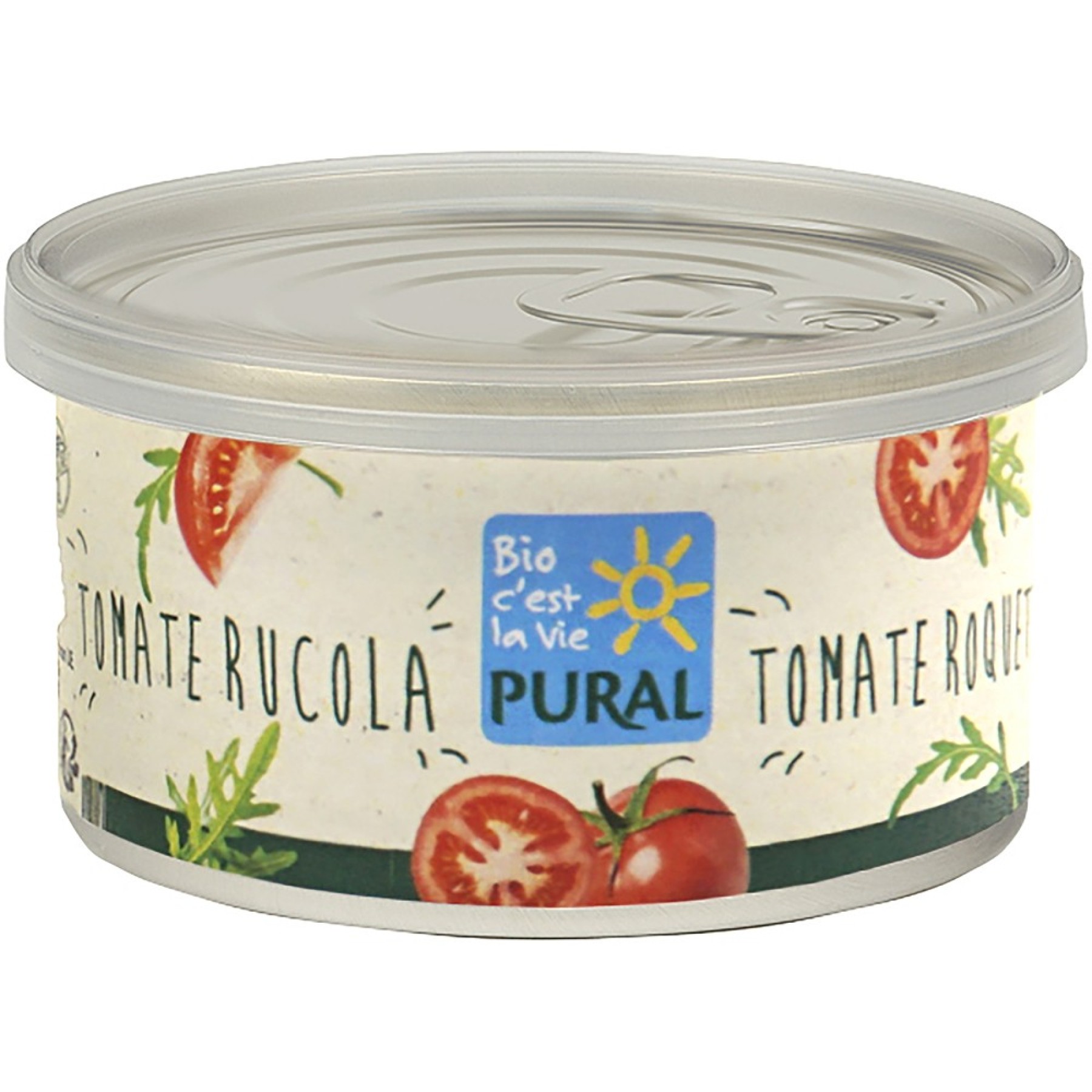 Pate vegetal bio cu tomate si rucola - 125 g
